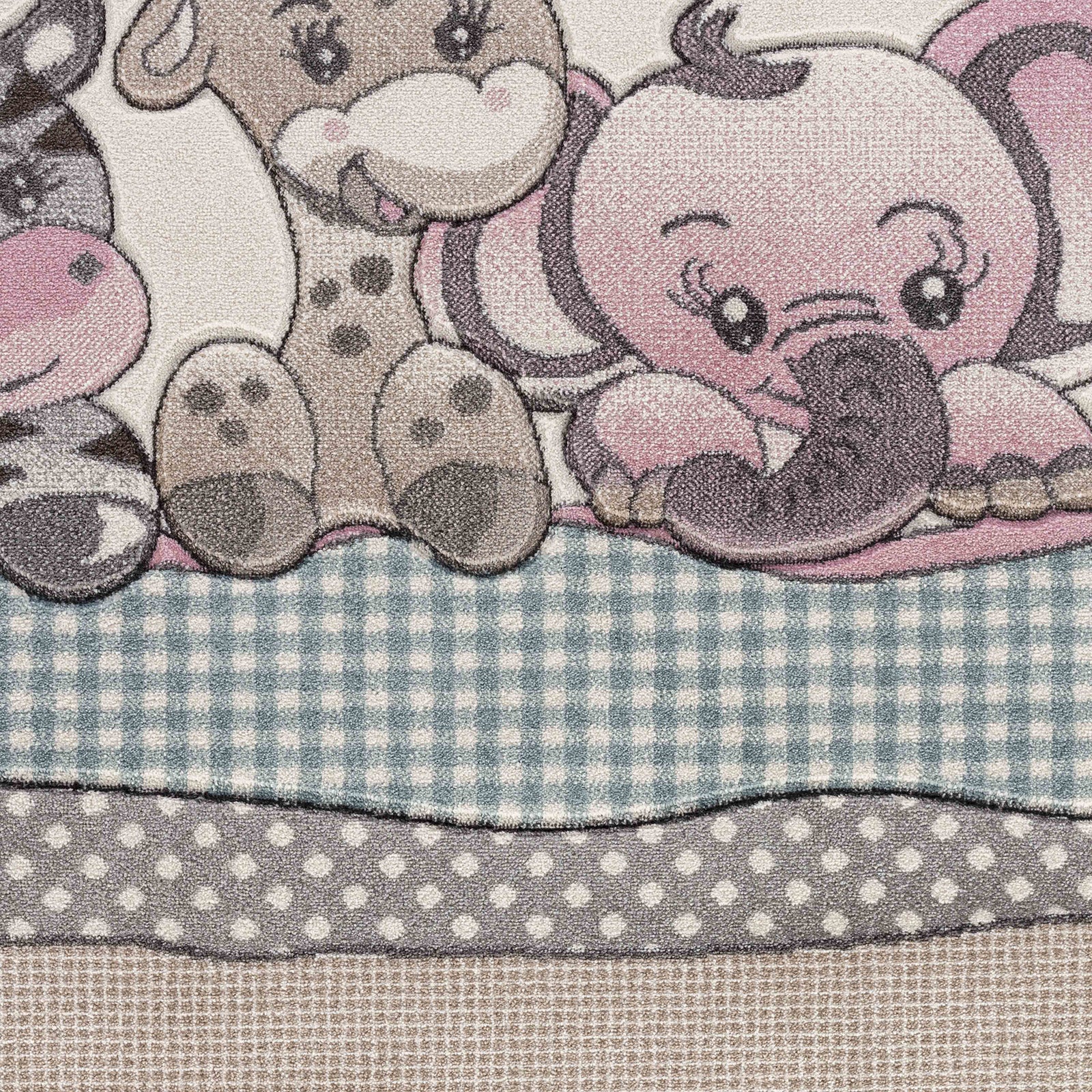 CUTE ZOO Kids' Bedroom & Playroom Rug