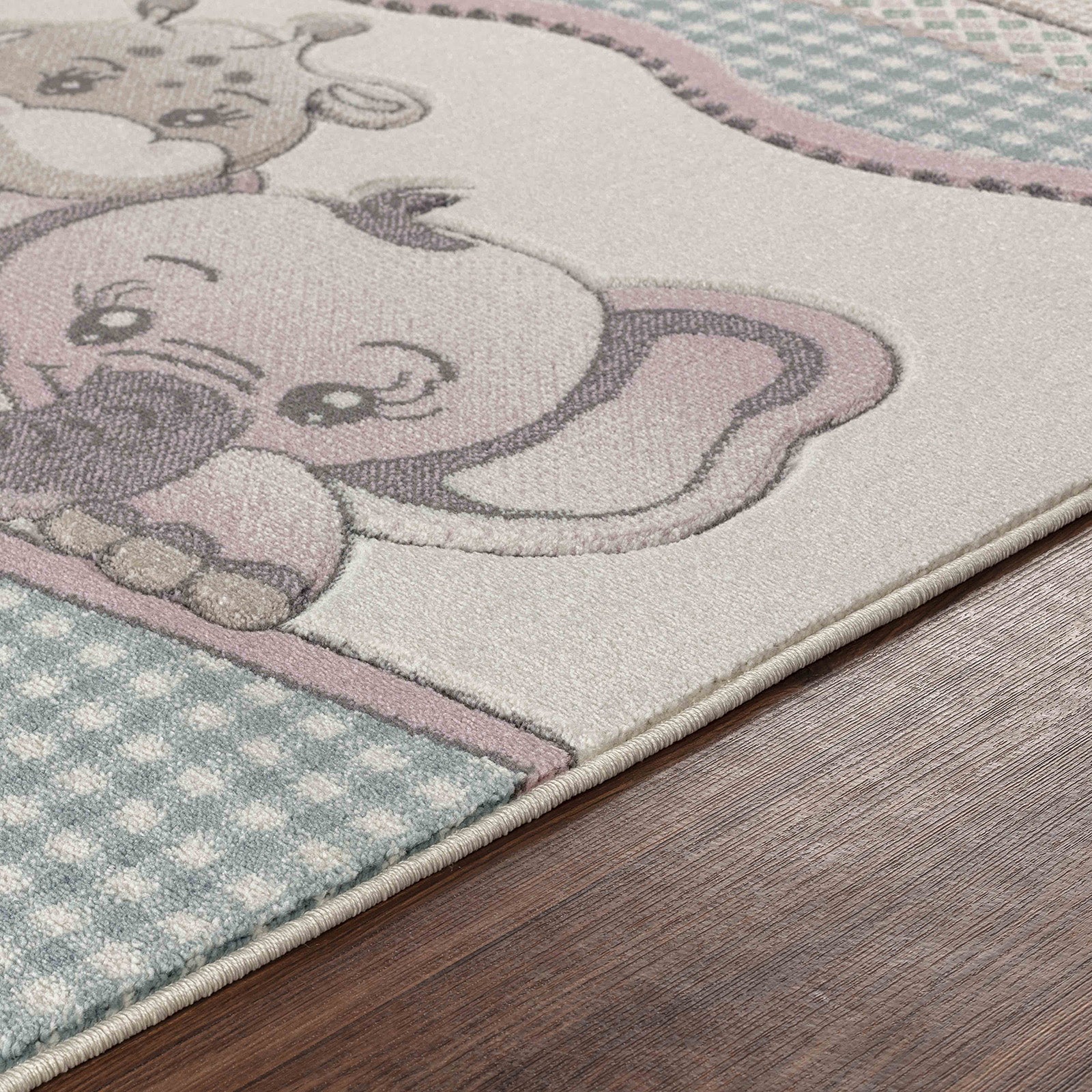 CUTE ZOO Kids' Bedroom & Playroom Rug