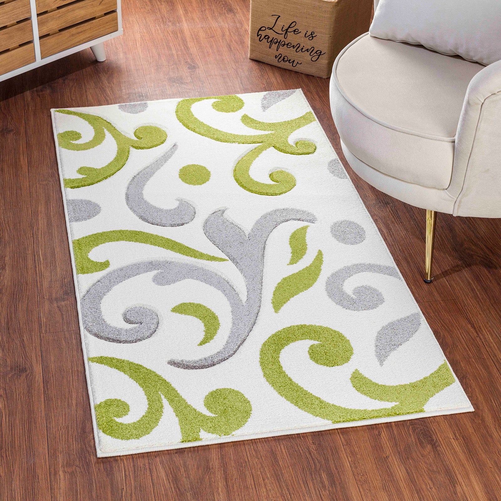 YUMIKO Modern Skandi Area Rug