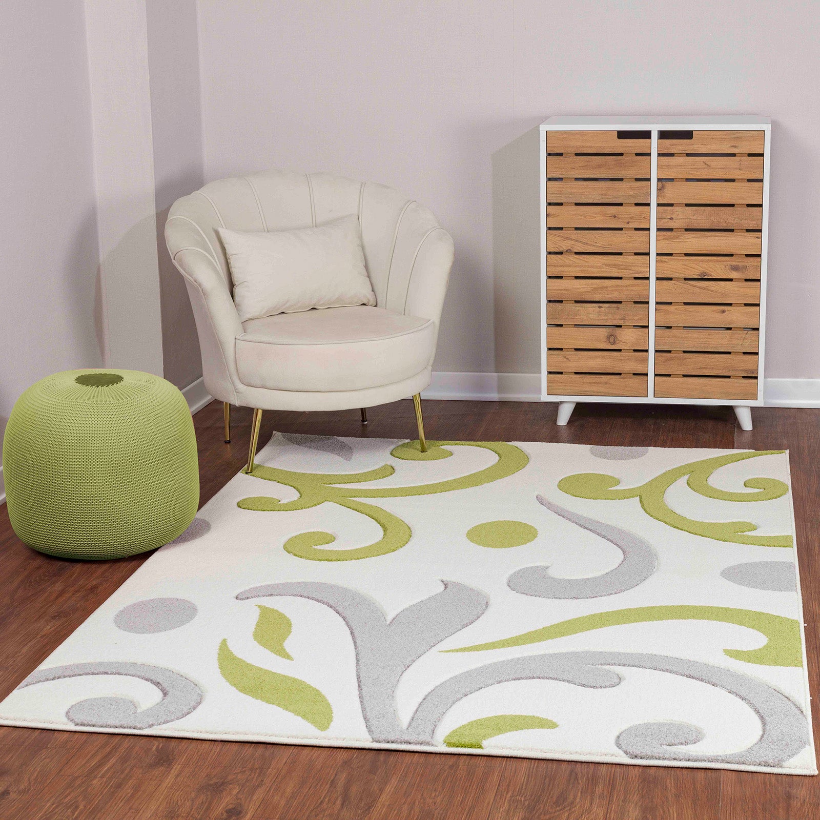 YUMIKO Modern Skandi Area Rug