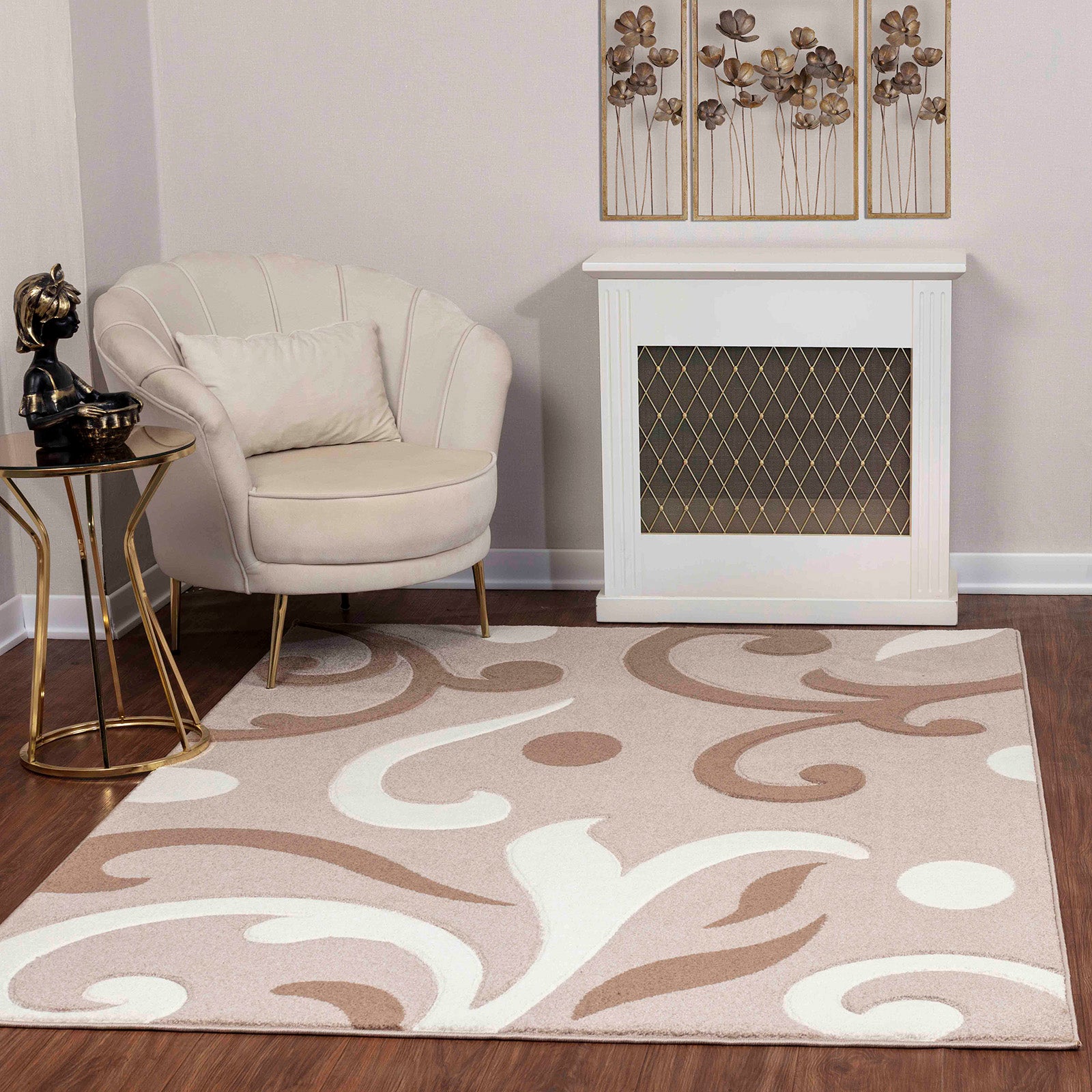 YUMIKO Modern Skandi Area Rug