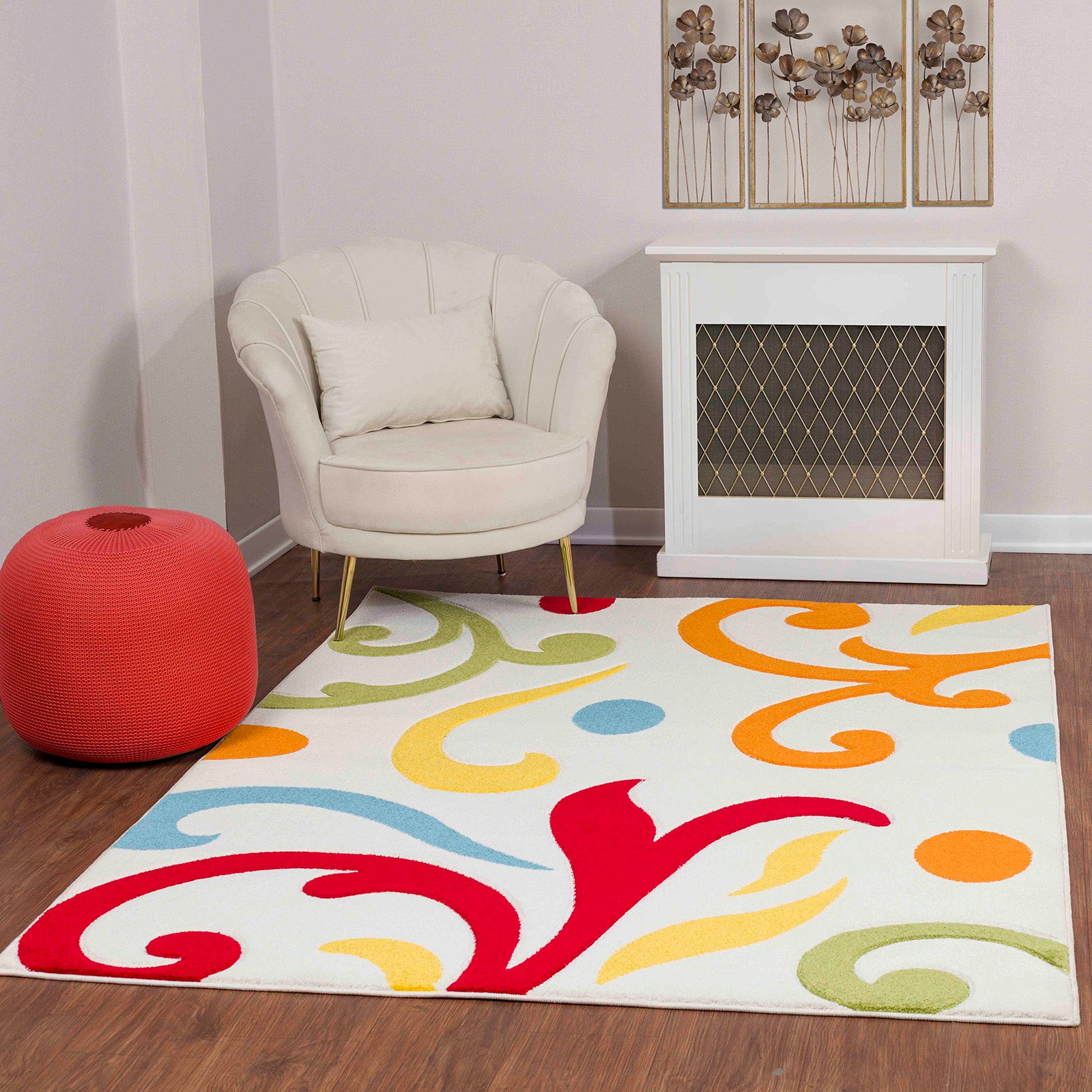 YUMIKO Modern Skandi Area Rug