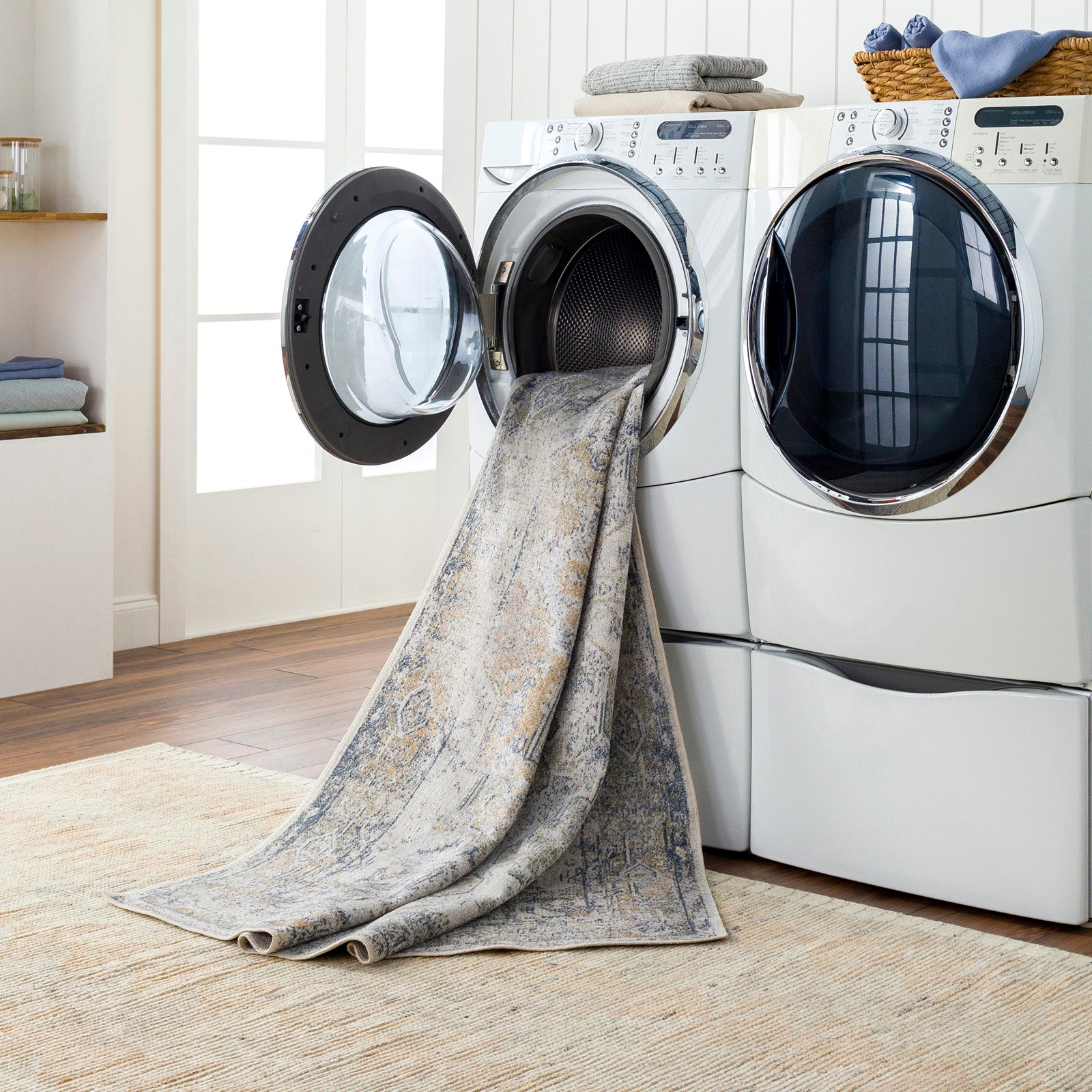 VIVIAN Machine Washable Vintage Area Rug