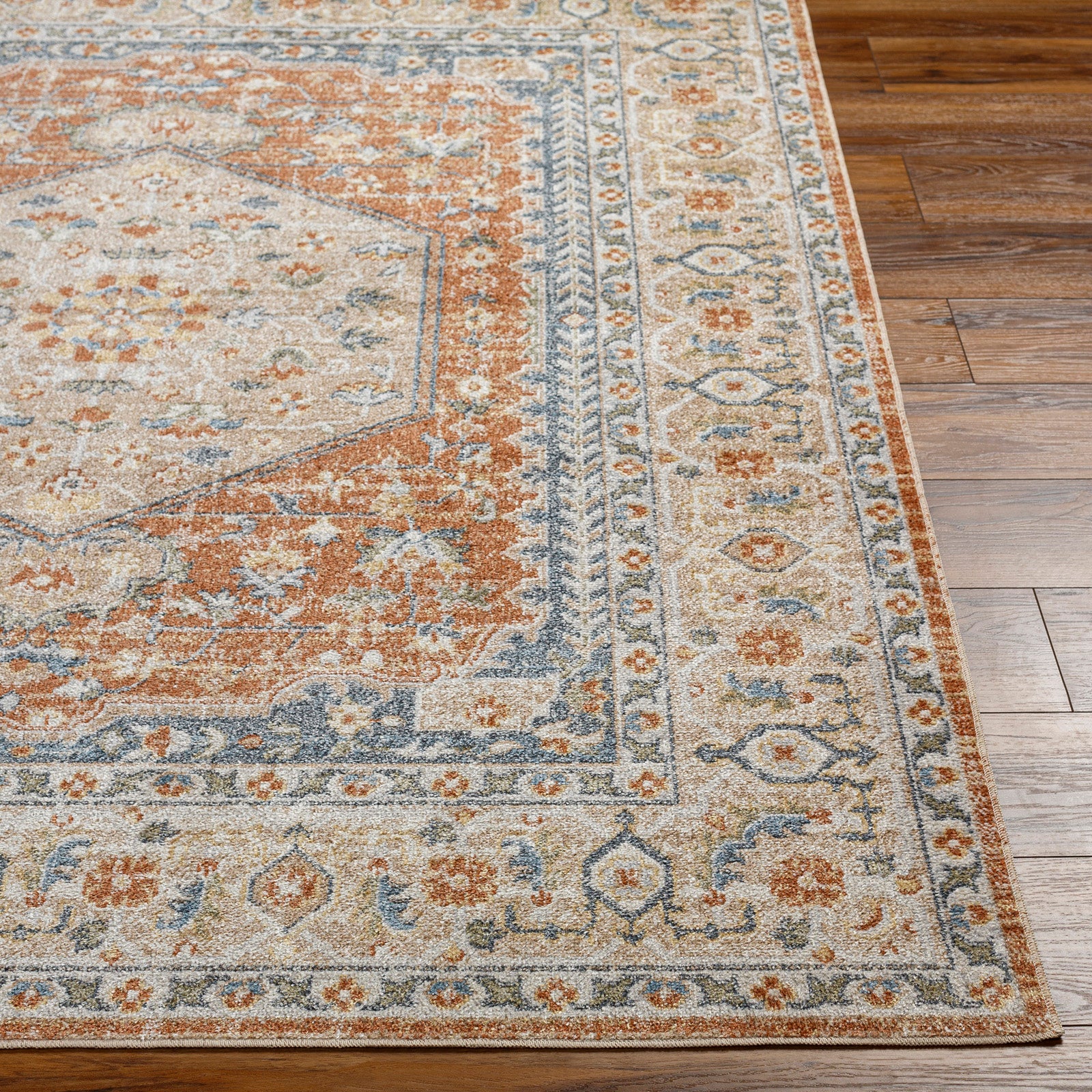 BOKA Machine Washable Vintage Area Rug