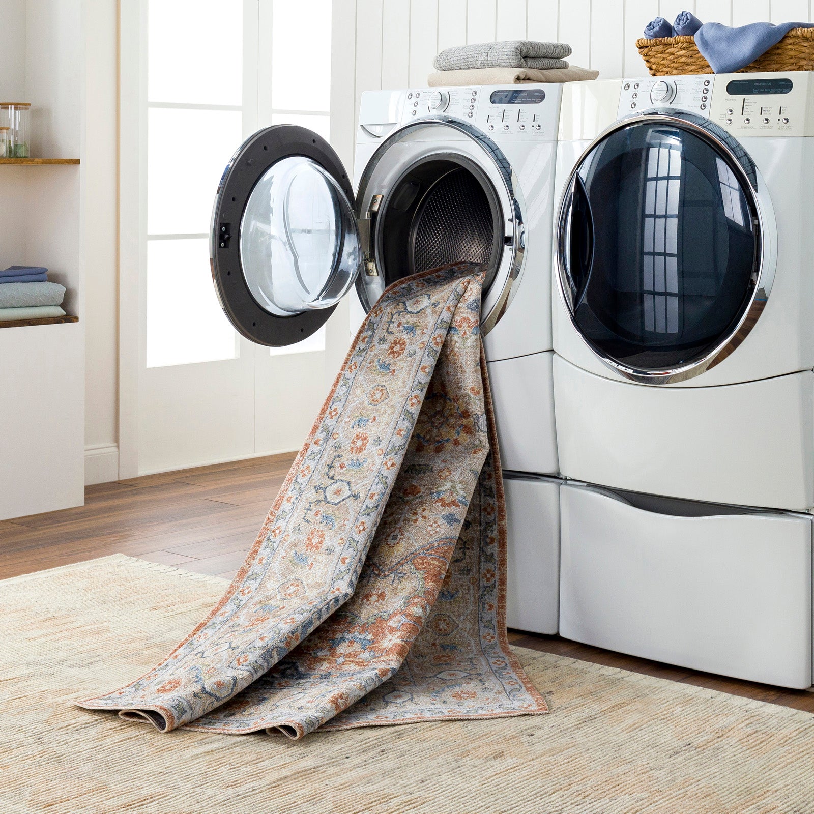 BOKA Machine Washable Vintage Area Rug