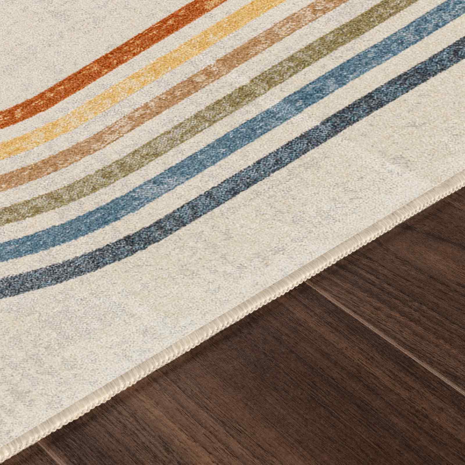 BARBARA Machine Washable Boho Area Rug