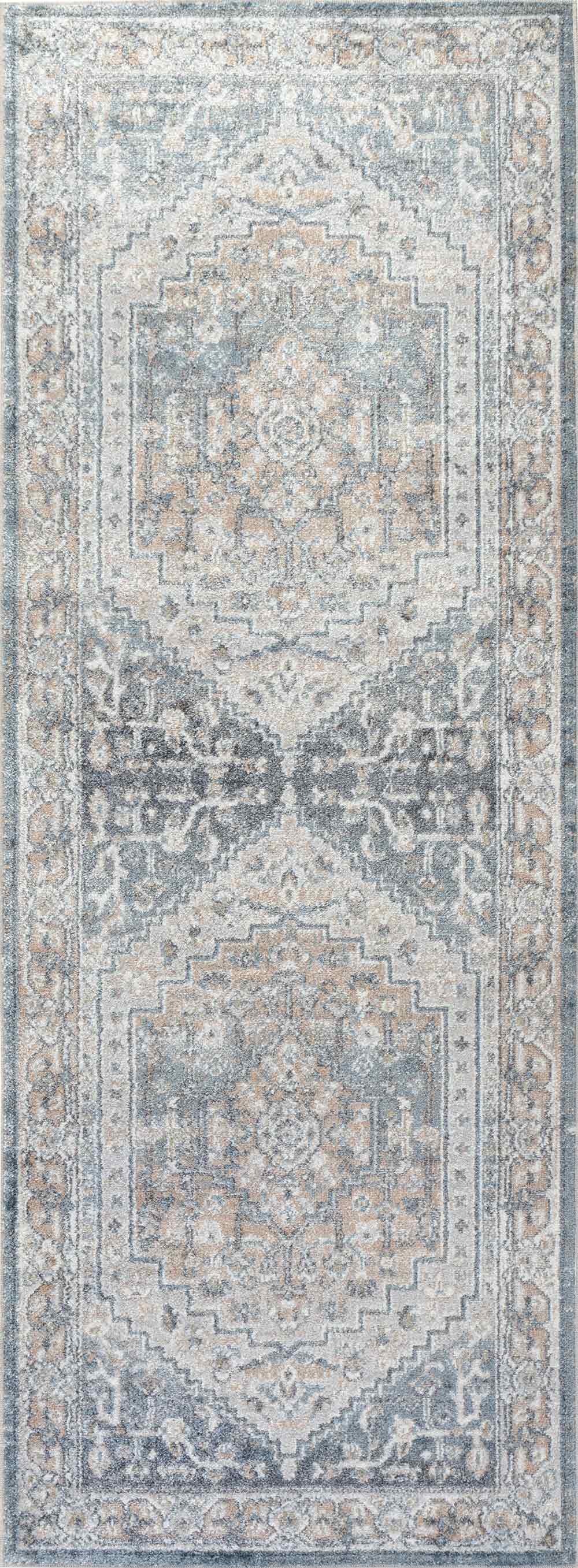 JENNIFER Machine Washable Vintage Area Rug