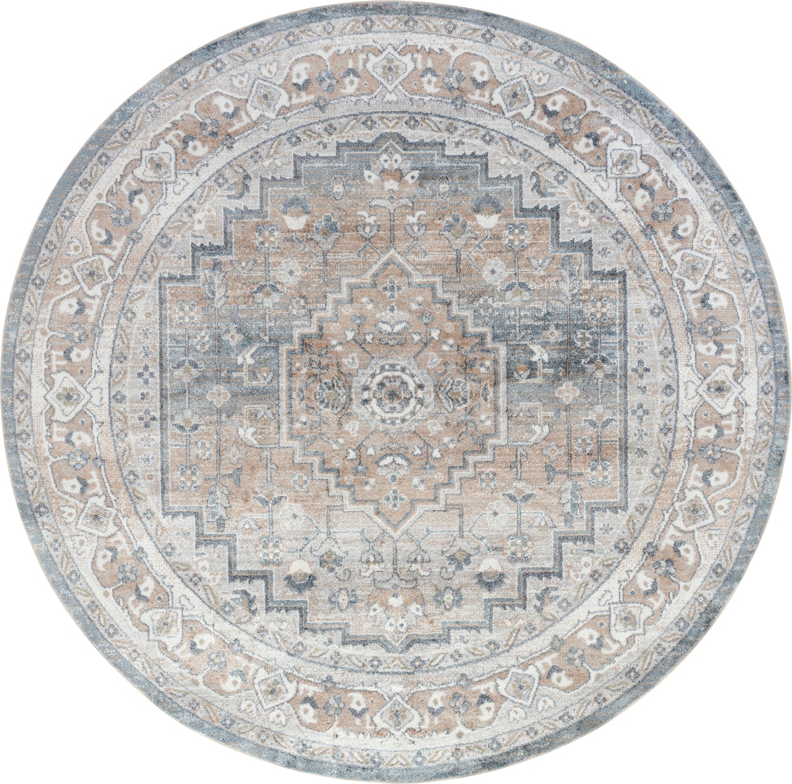 JENNIFER Machine Washable Vintage Area Rug