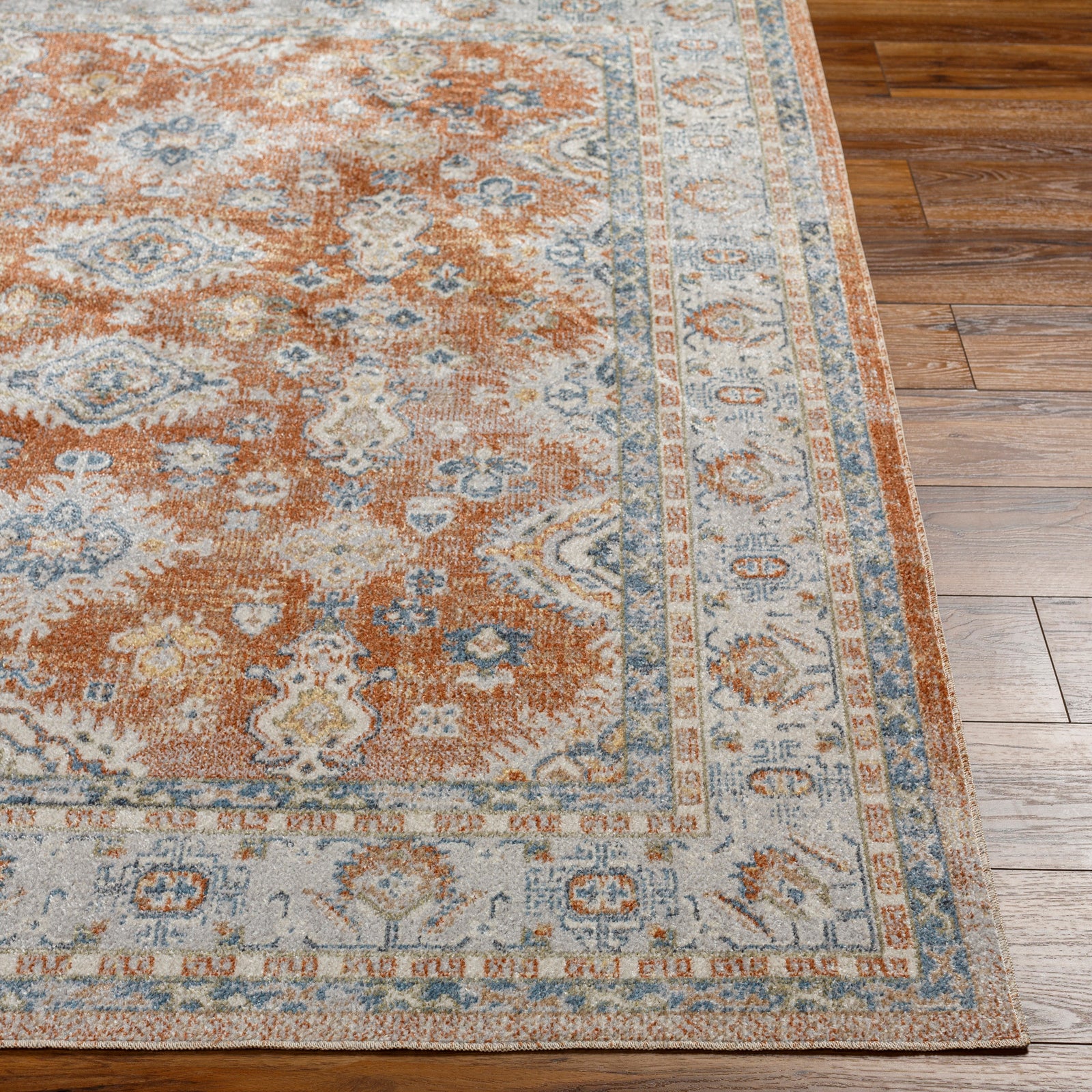 AVNI Machine Washable Vintage Area Rug