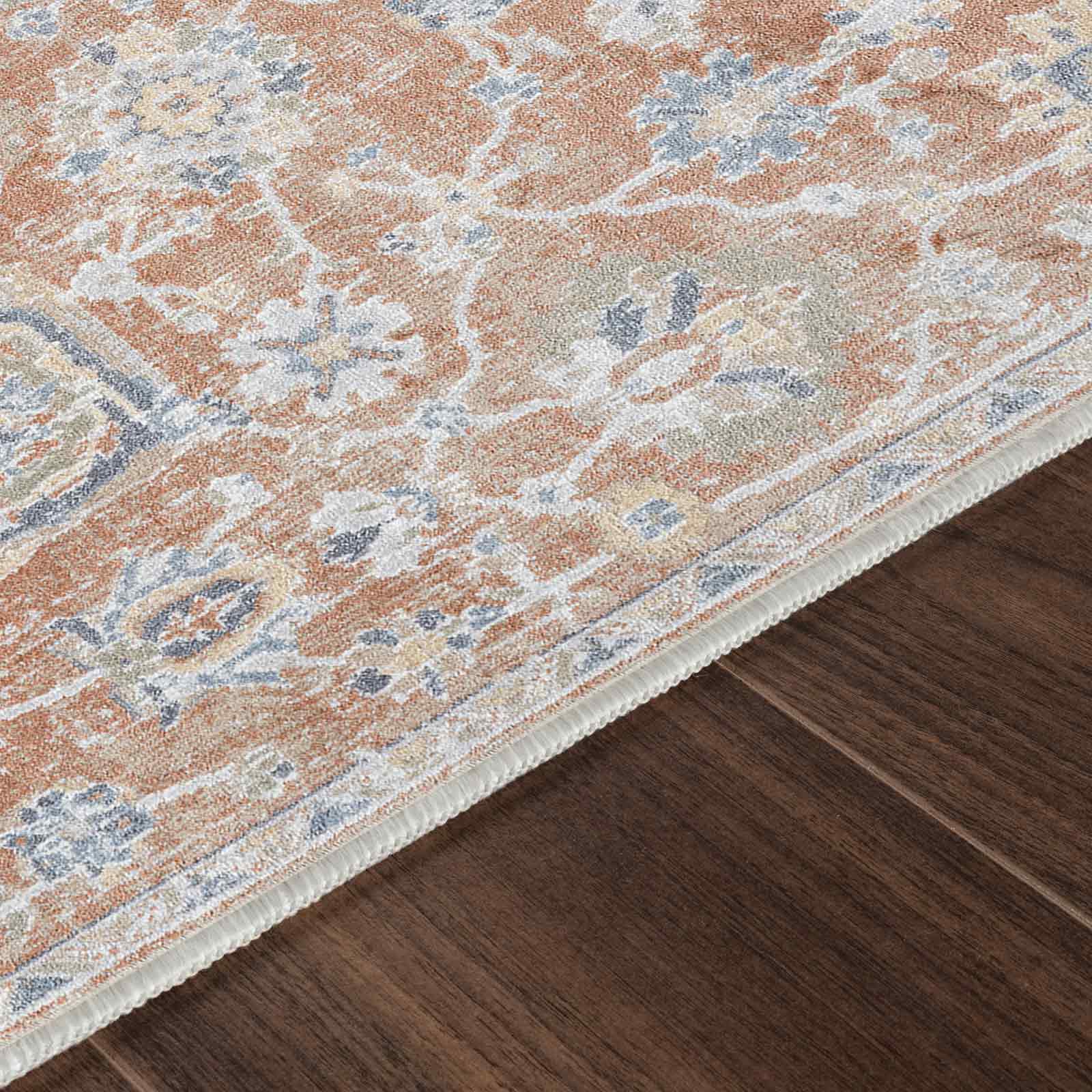 RUBY Machine Washable Vintage Area Rug