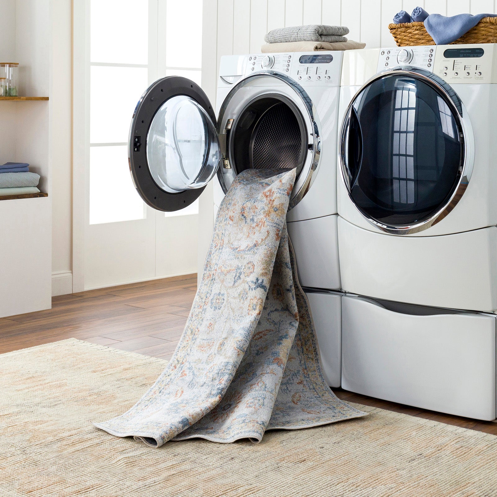 ESTHER Machine Washable Vintage Area Rug