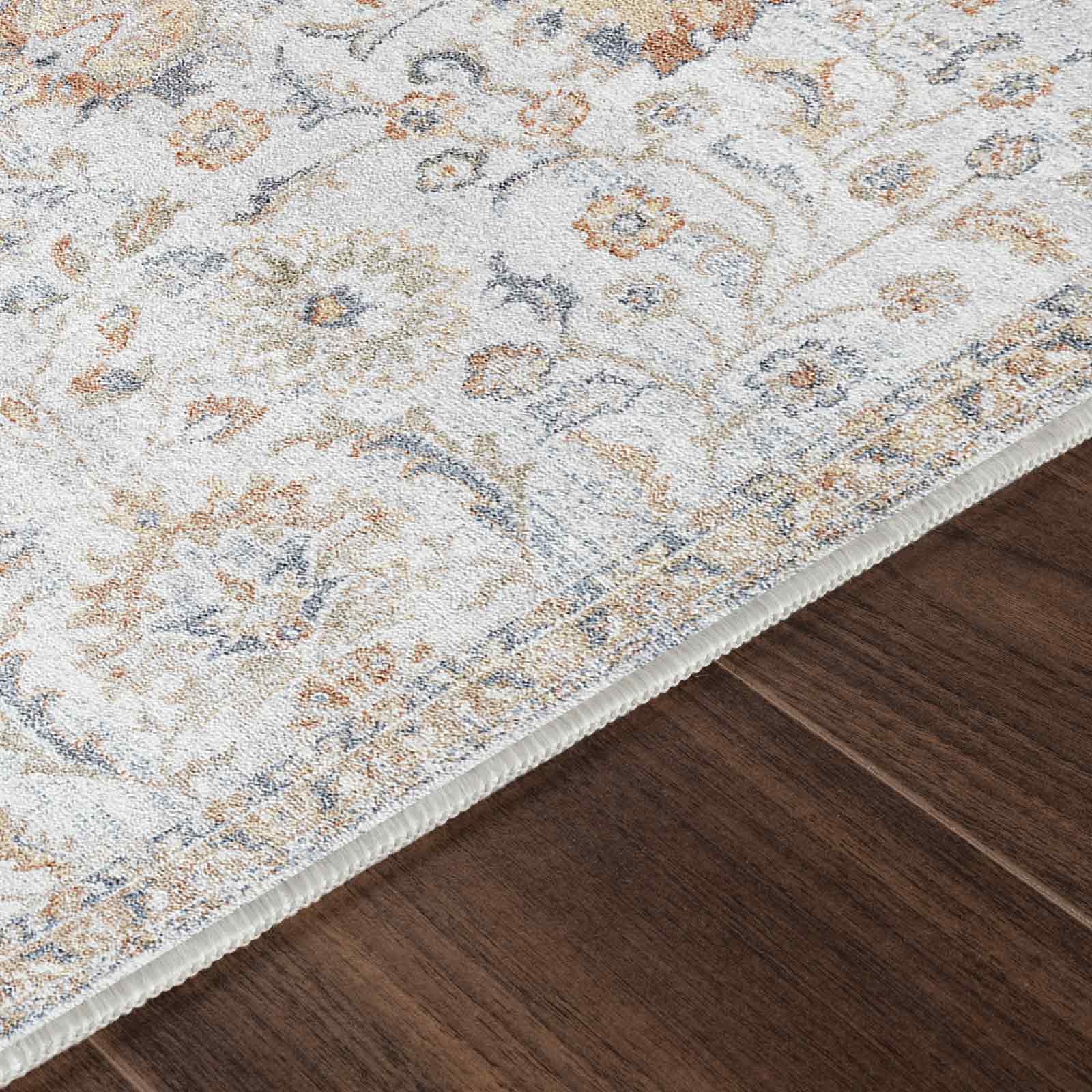 ESTHER Machine Washable Vintage Area Rug