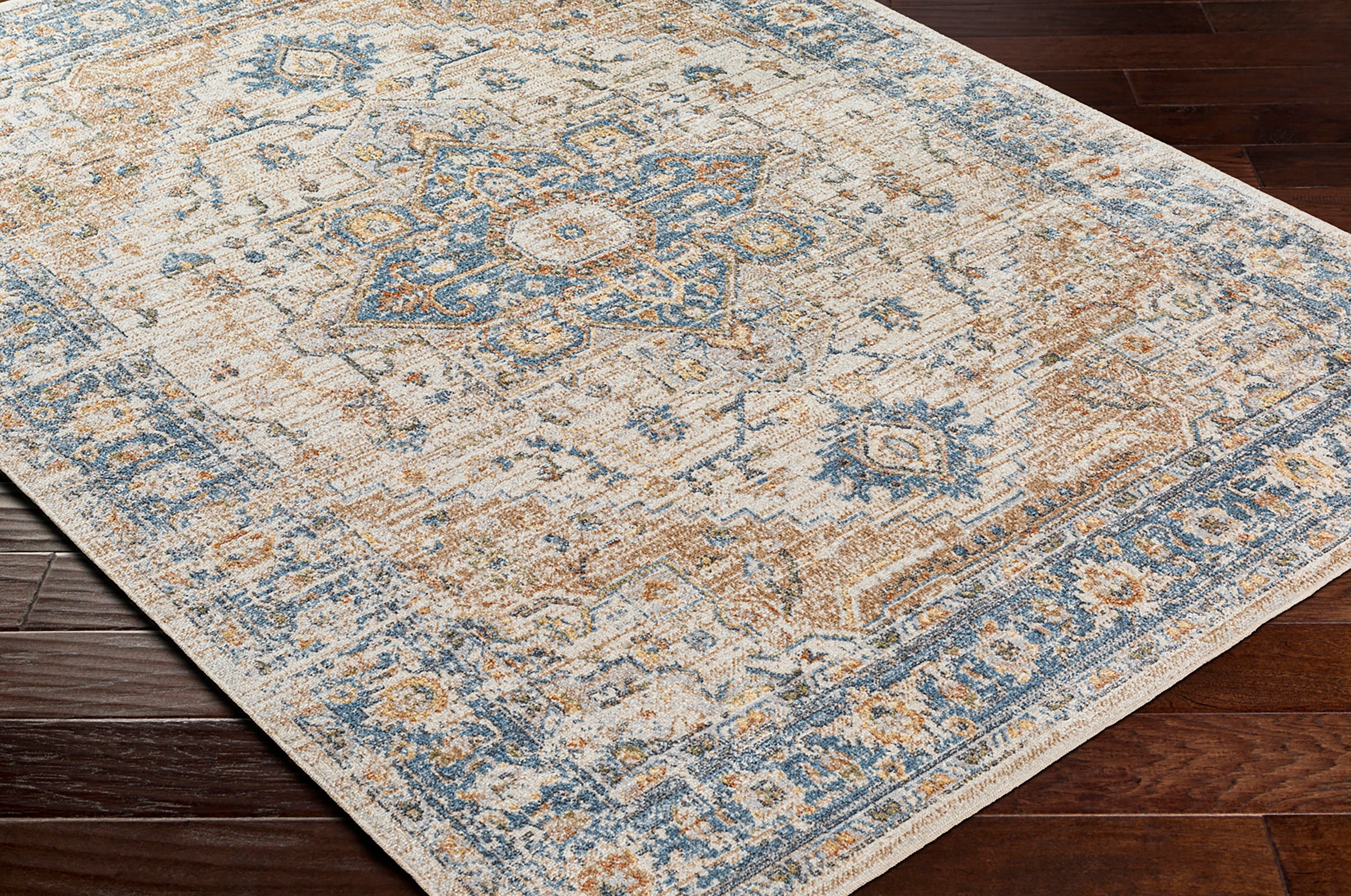 RIVER Machine Washable Vintage Area Rug