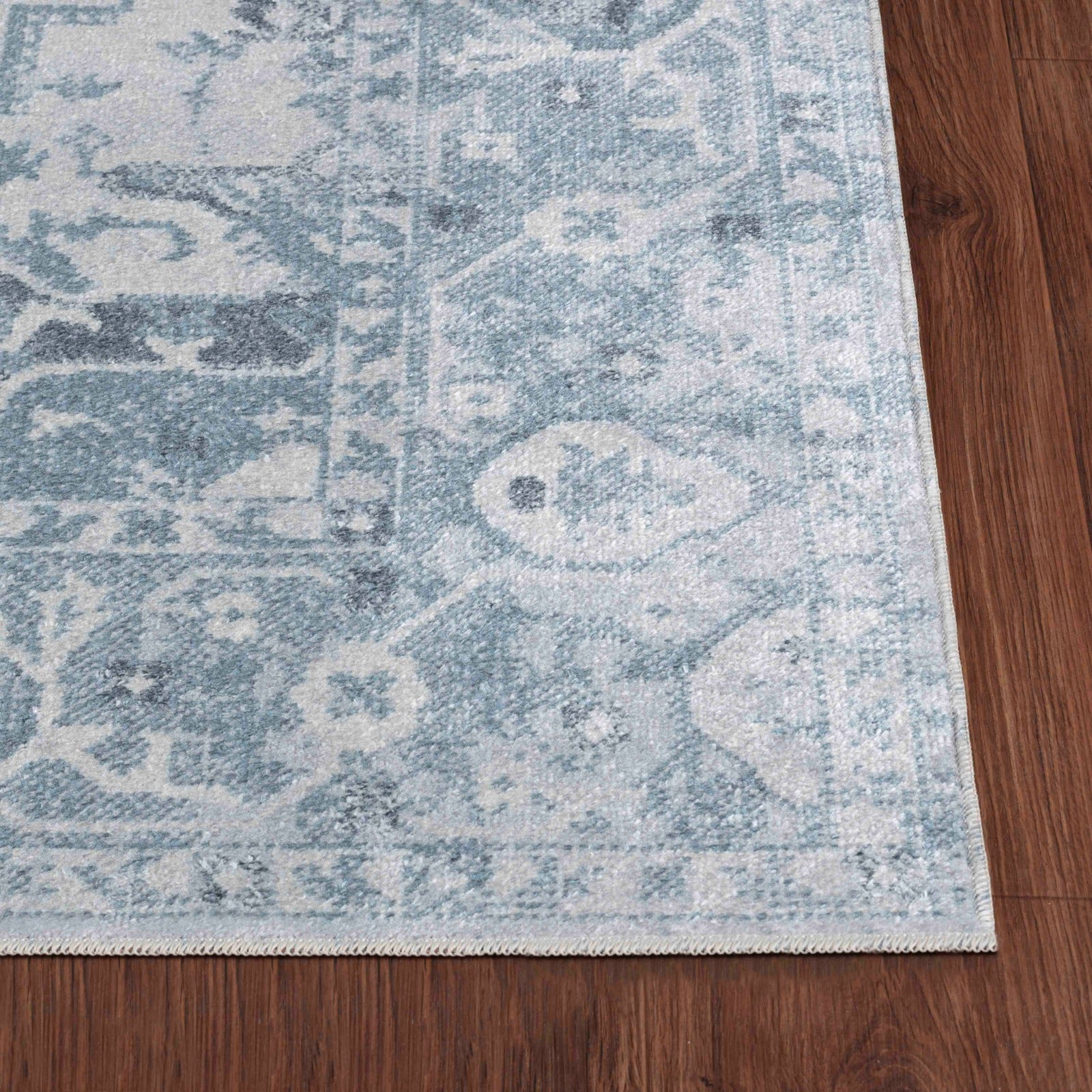 ELSA Machine Washable Vintage Area Rug