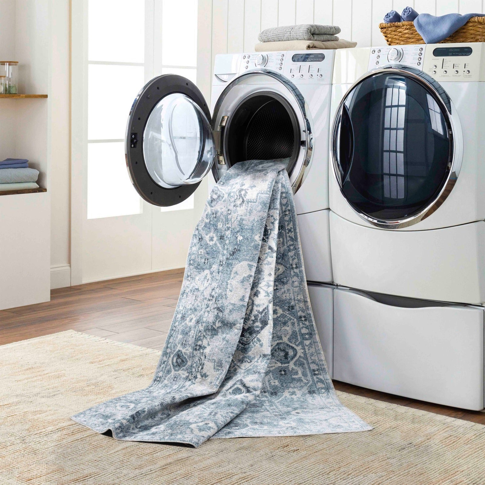 ELSA Machine Washable Vintage Area Rug