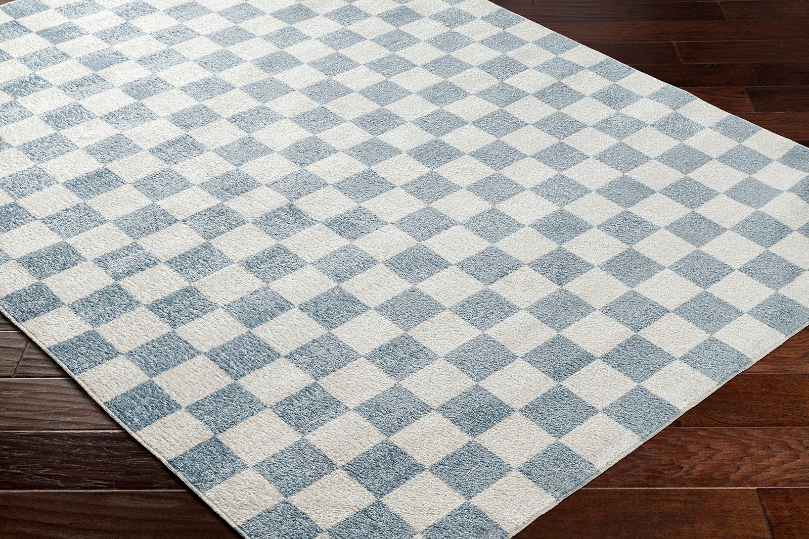 CHELSEA Machine Washable Checkered Area Rug