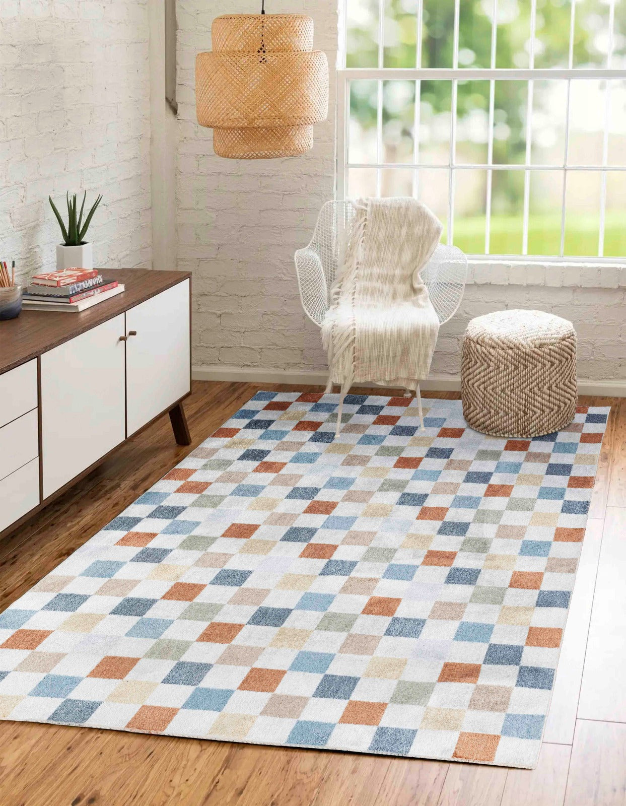 CHELSEA Modern Machine Washable Area Rug