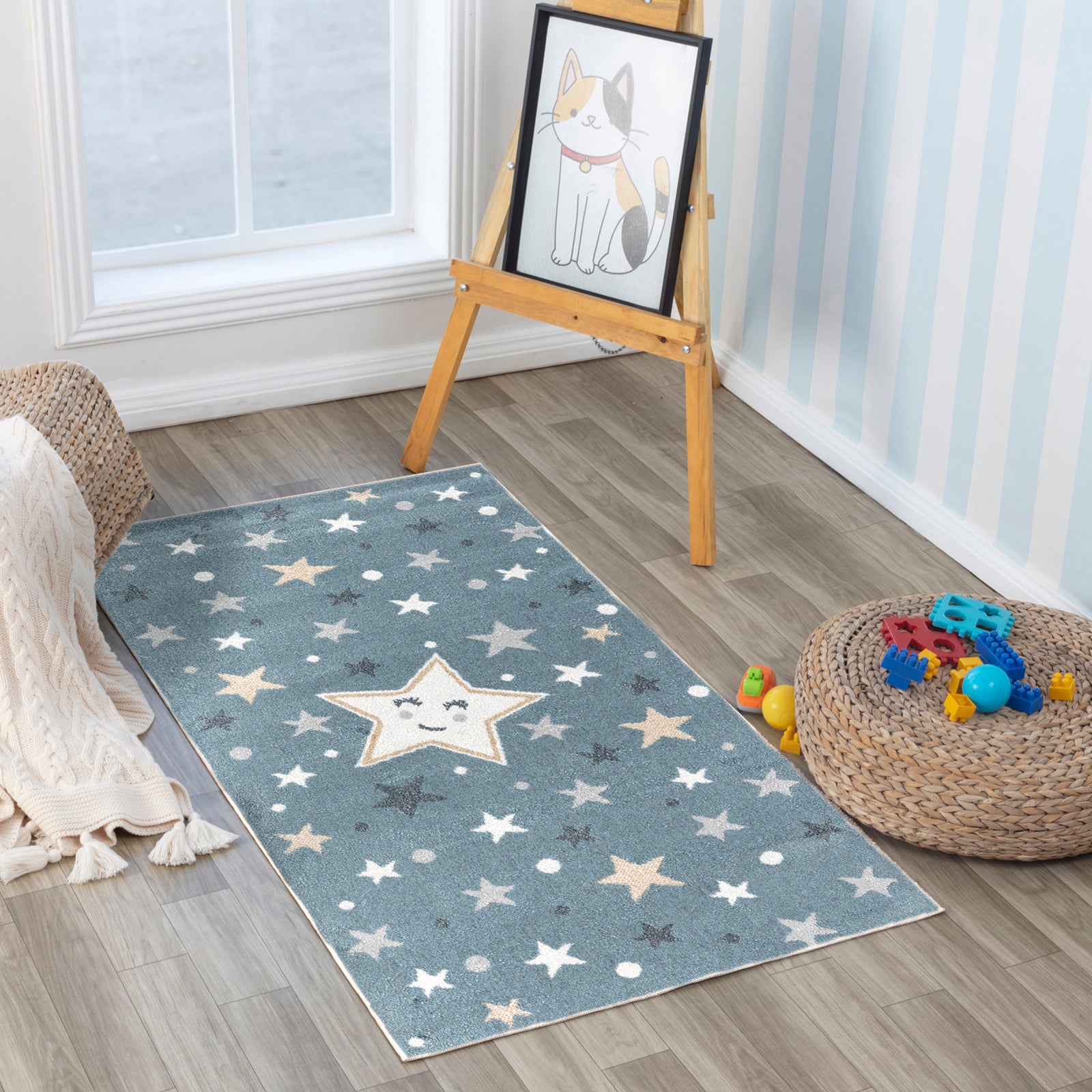 SUPERMAMA Machine Washable Kids' Rug