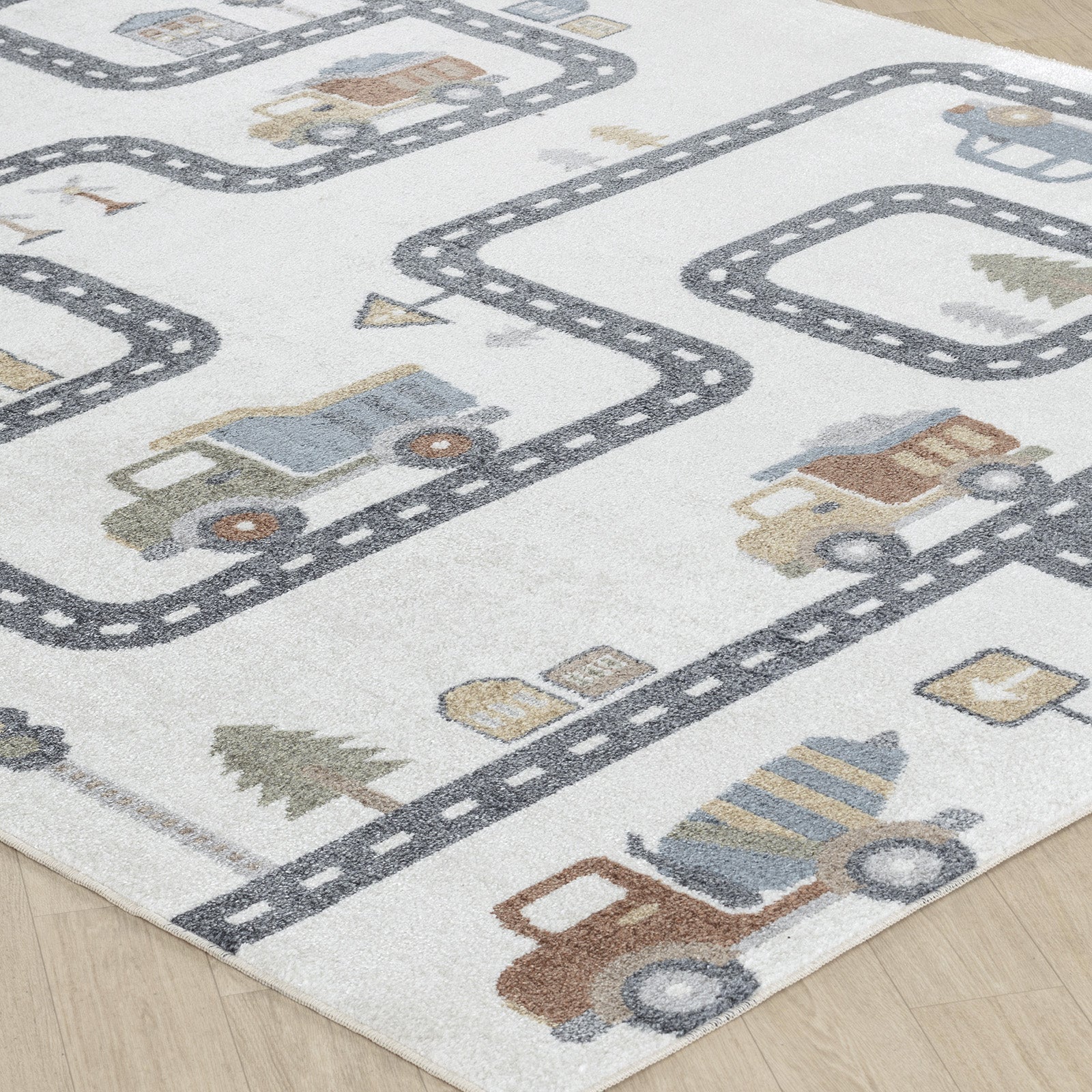 VROOMVILLE Machine Washable Kids' Rug