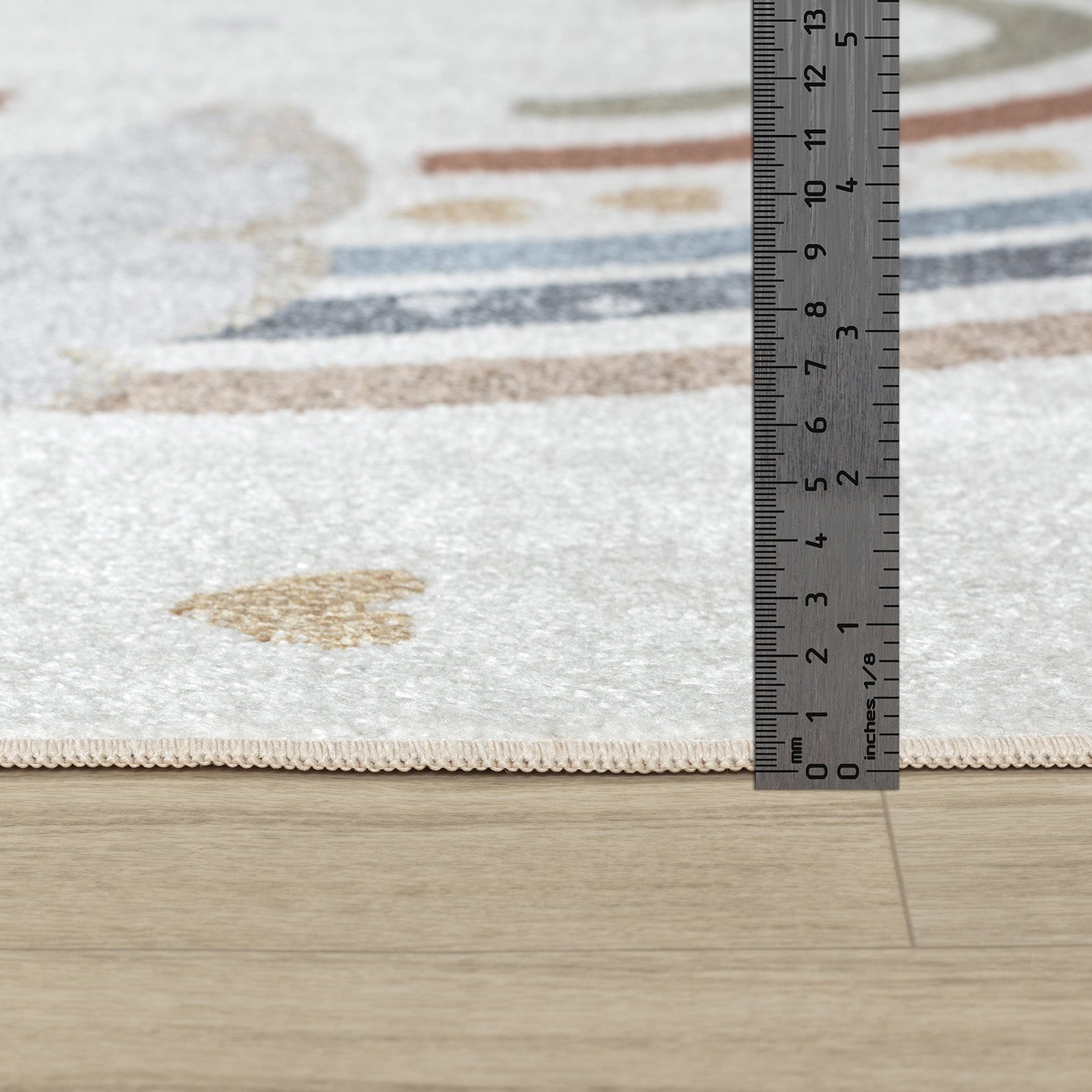 RAINI-BOW Machine Washable Kids' Rug