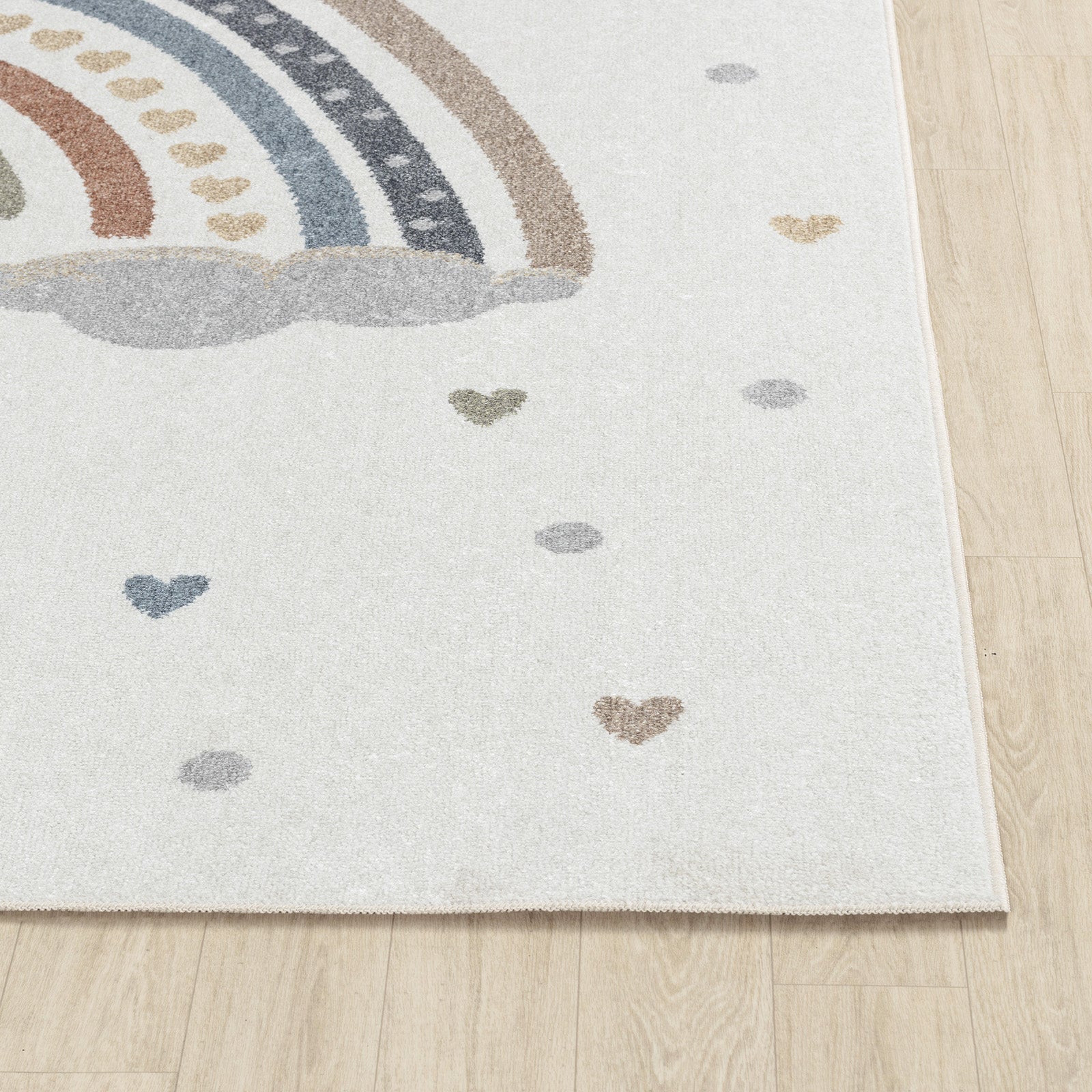 RAINI-BOW Machine Washable Kids' Rug