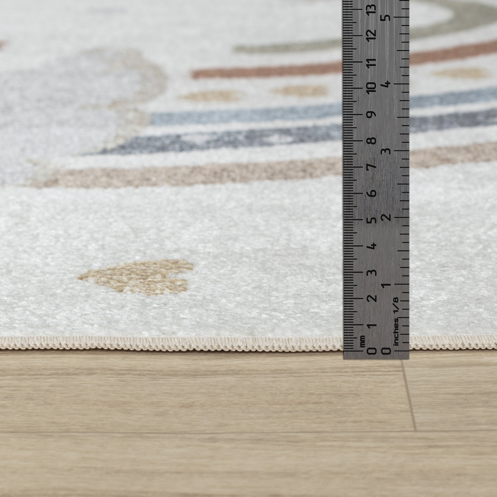 RAINI-BOW Machine Washable Kids' Rug