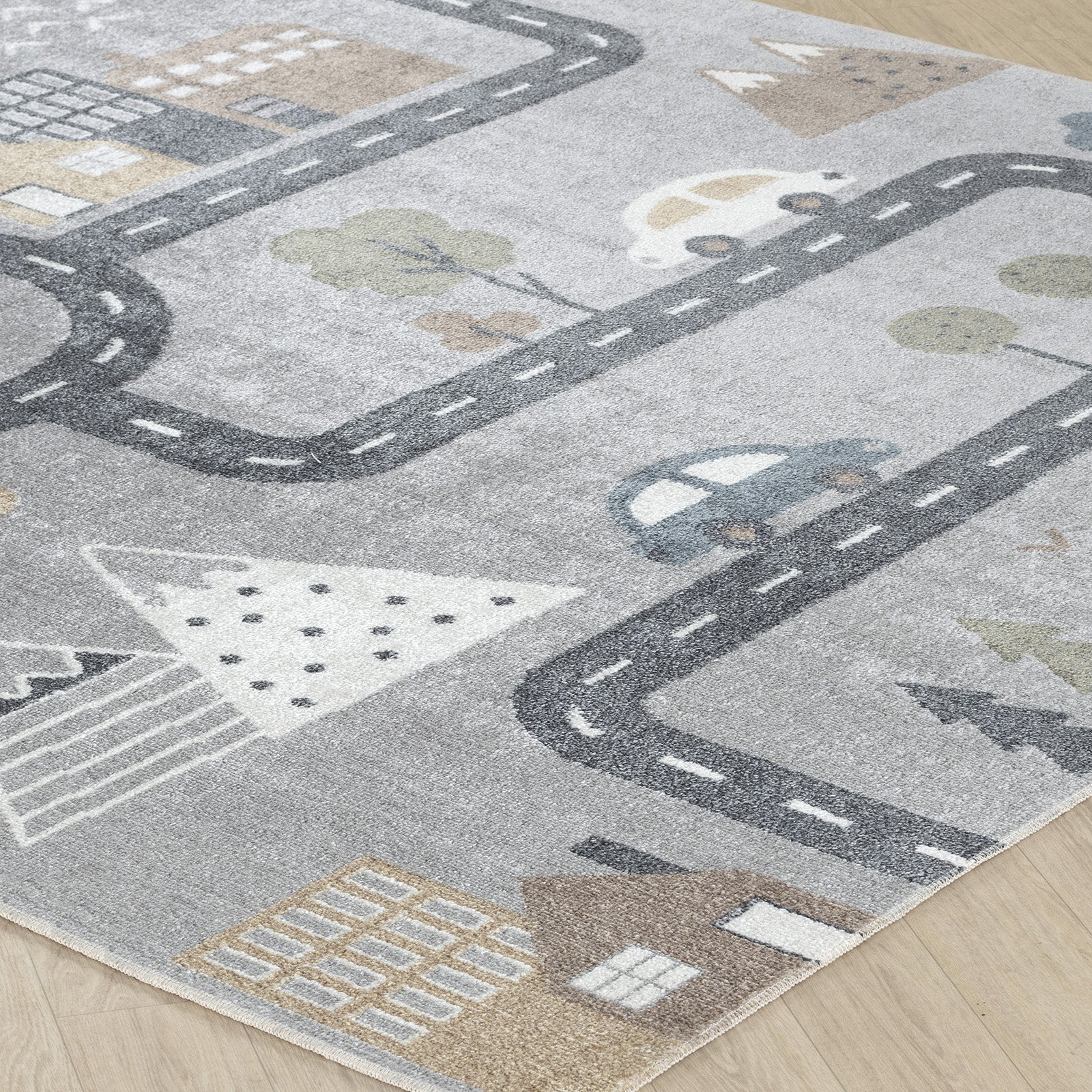 VROOMVILLE Machine Washable Kids' Rug