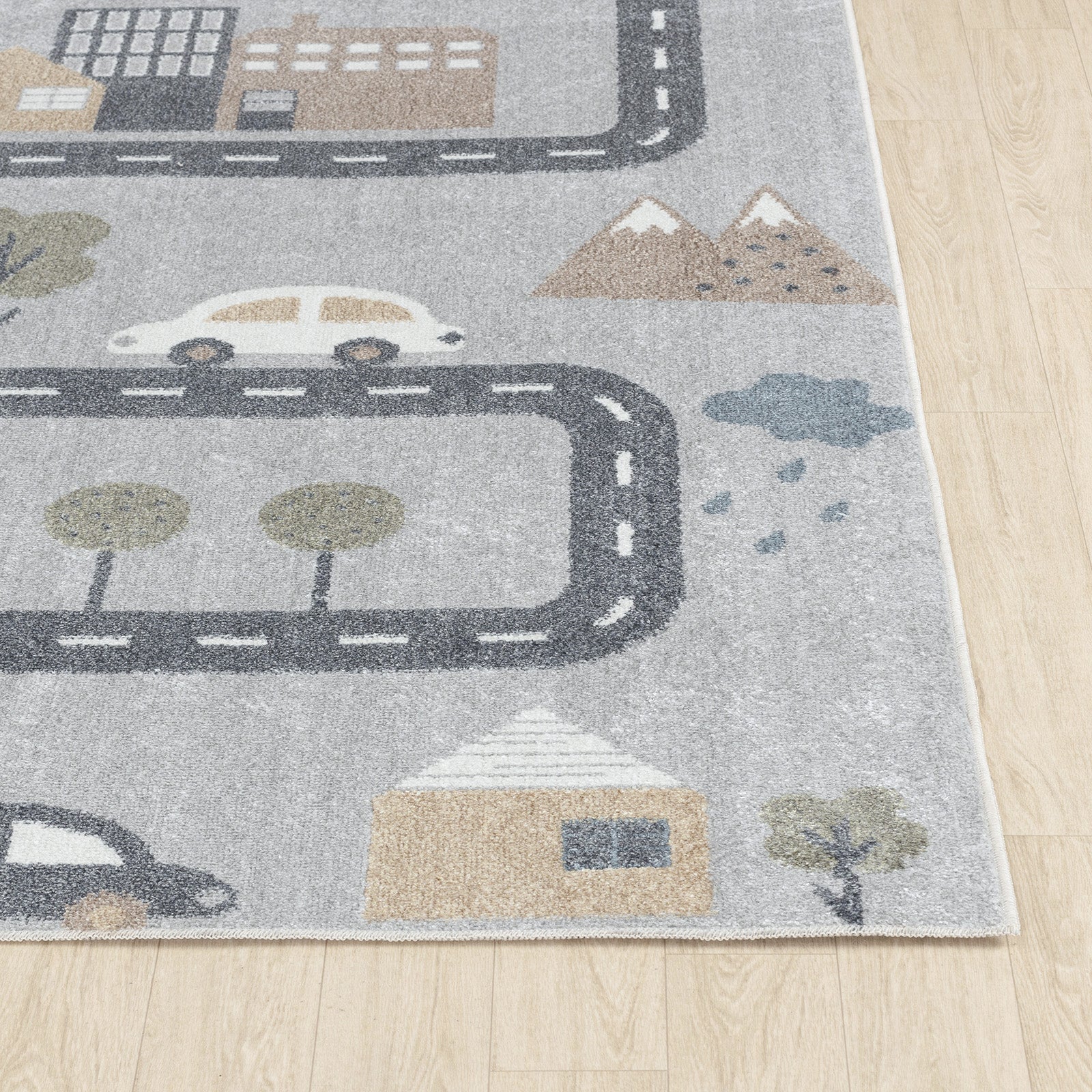 VROOMVILLE Machine Washable Kids' Rug