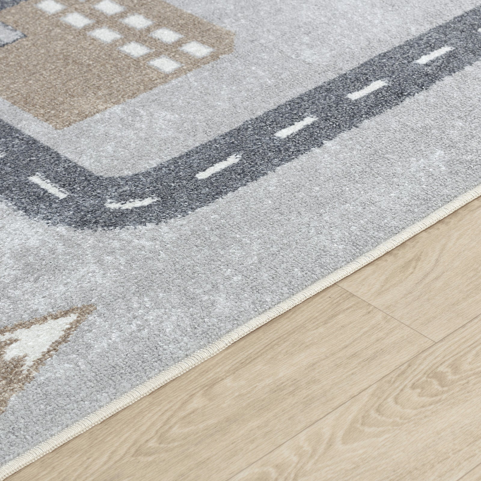 VROOMVILLE Machine Washable Kids' Rug