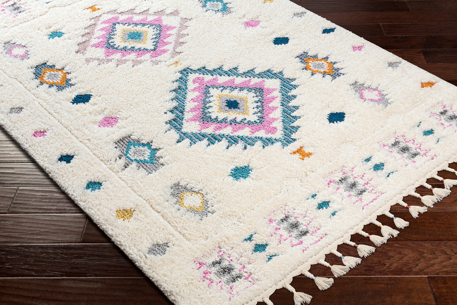 PUKYU Boho Shaggy Area Rug