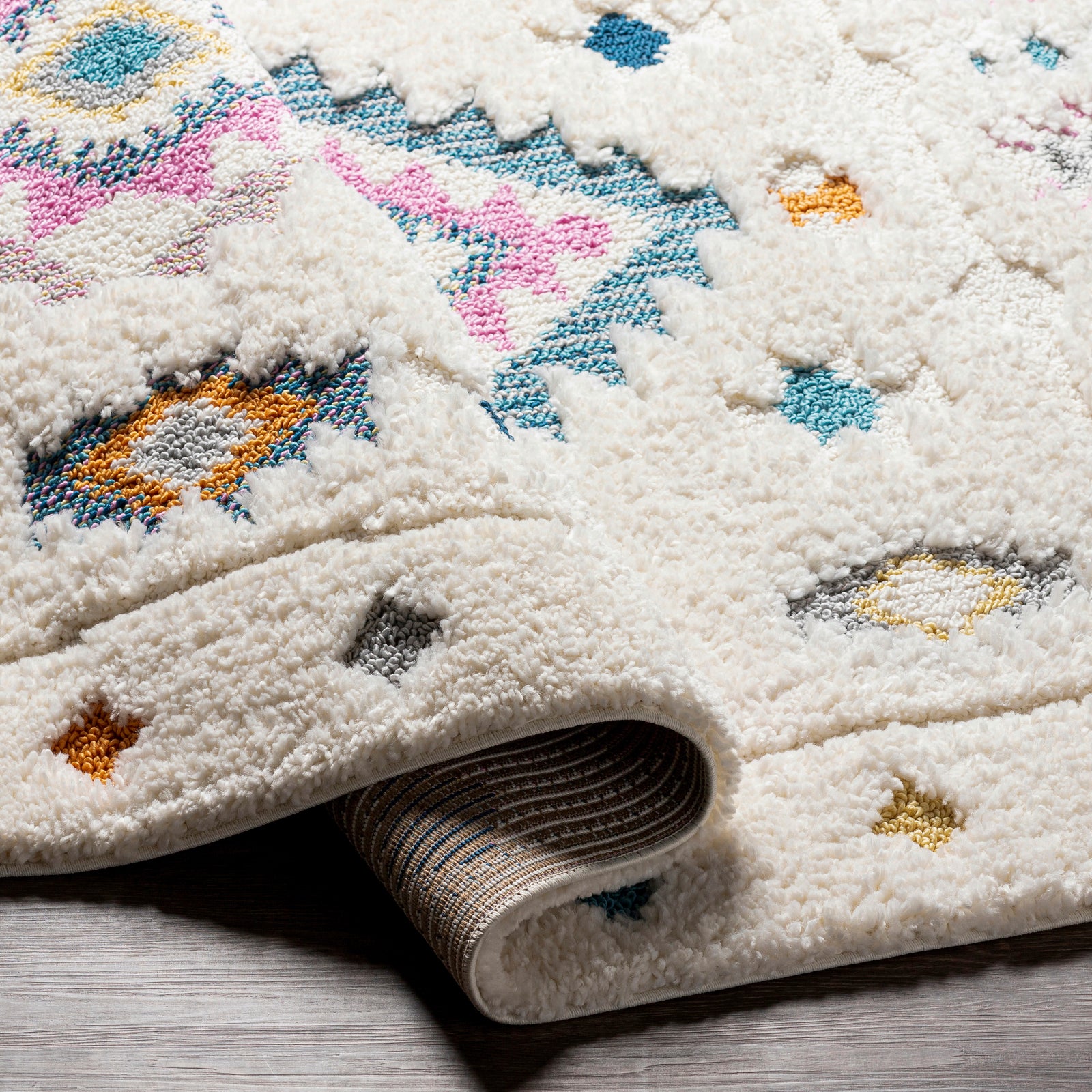 PUKYU Boho Shaggy Area Rug