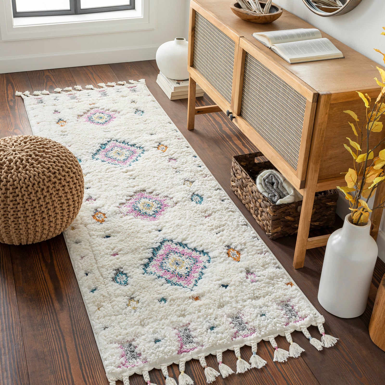 PUKYU Boho Shaggy Area Rug