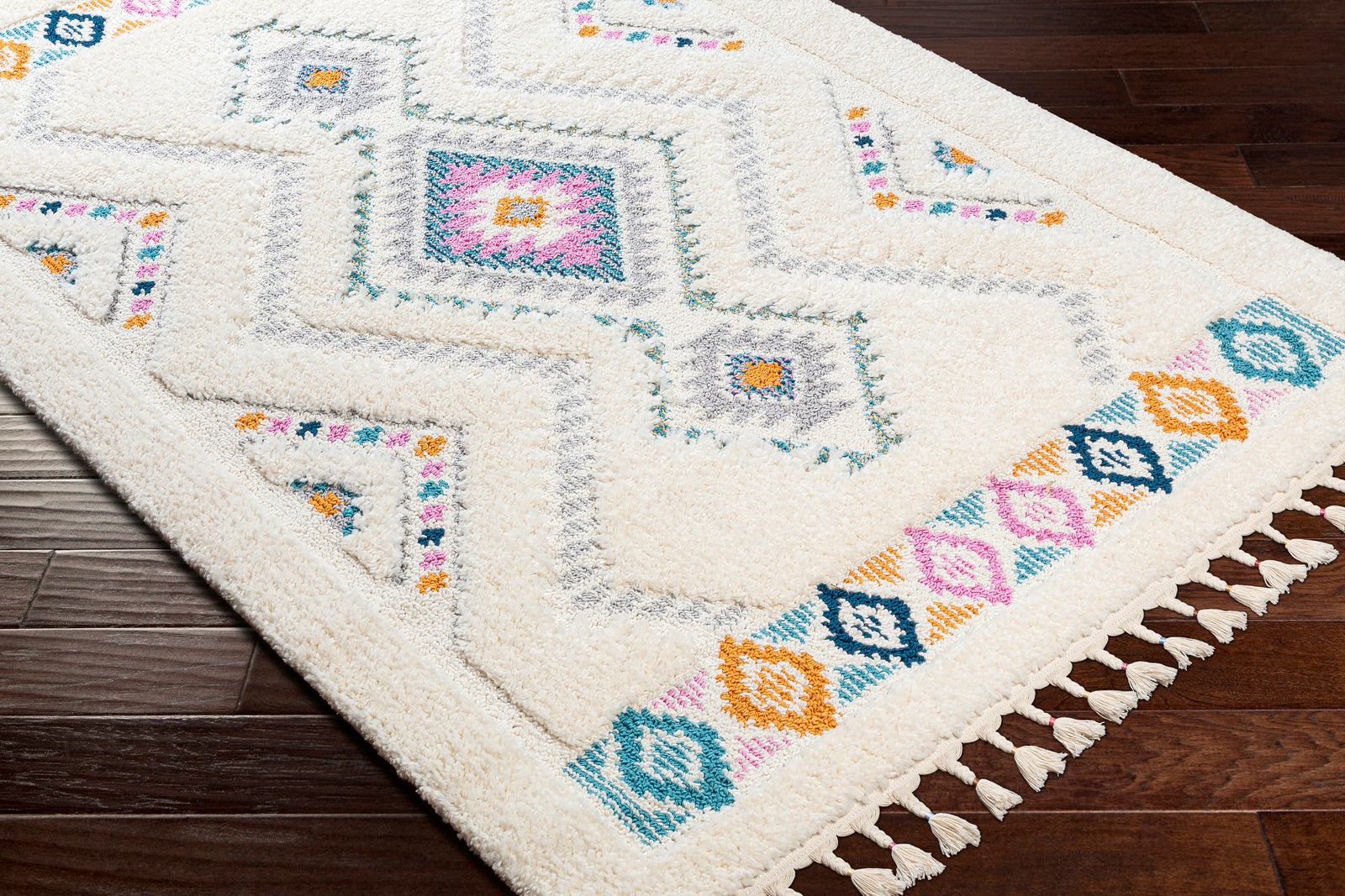 PUKYU Boho Shaggy Area Rug