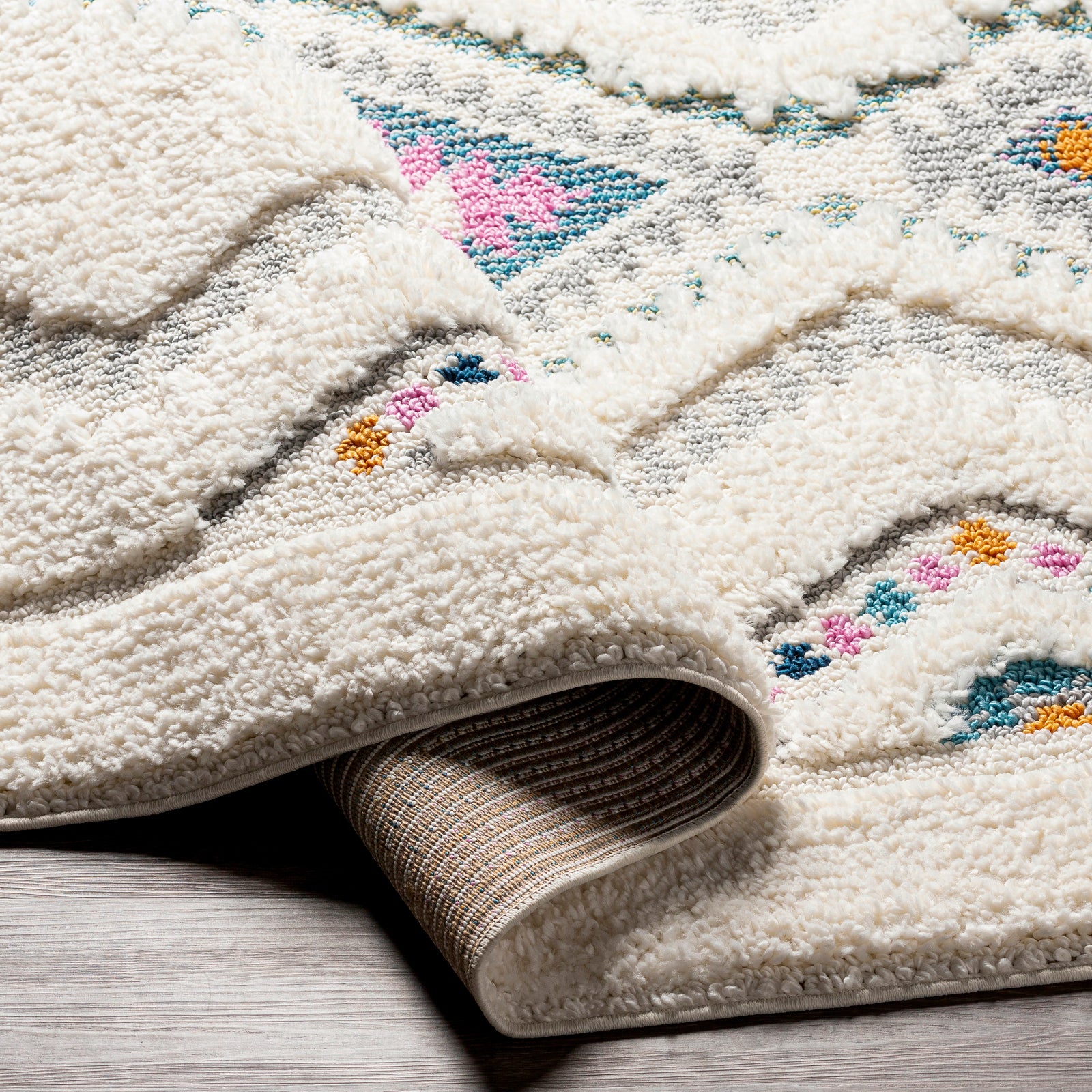 PUKYU Boho Shaggy Area Rug