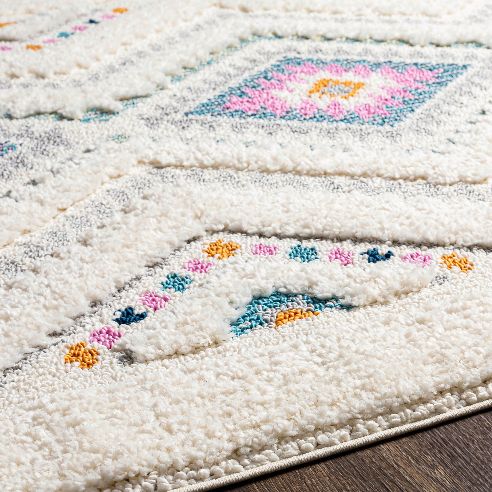 PUKYU Boho Shaggy Area Rug