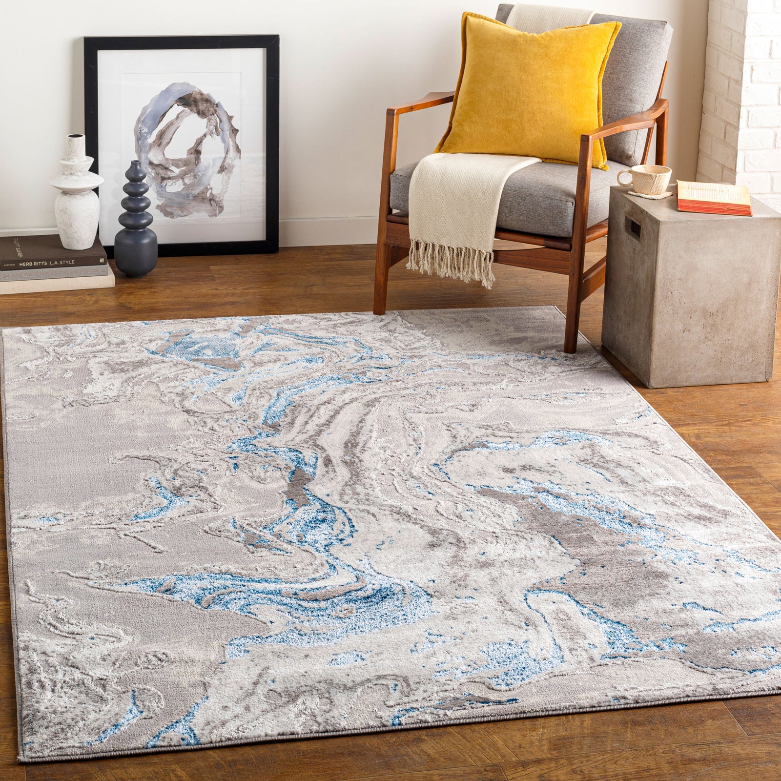 DAHLIA Modern Abstract Area Rug