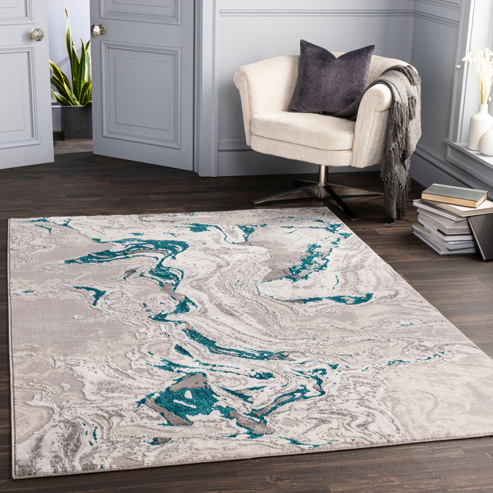 DAHLIA Modern Abstract Area Rug