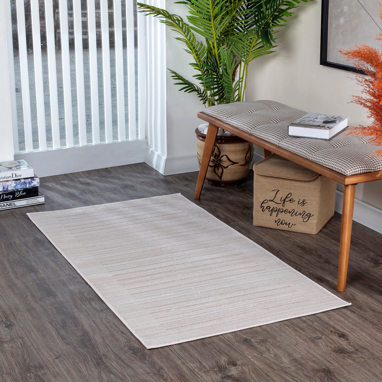 KAYSA Skandi Striped Area Rug