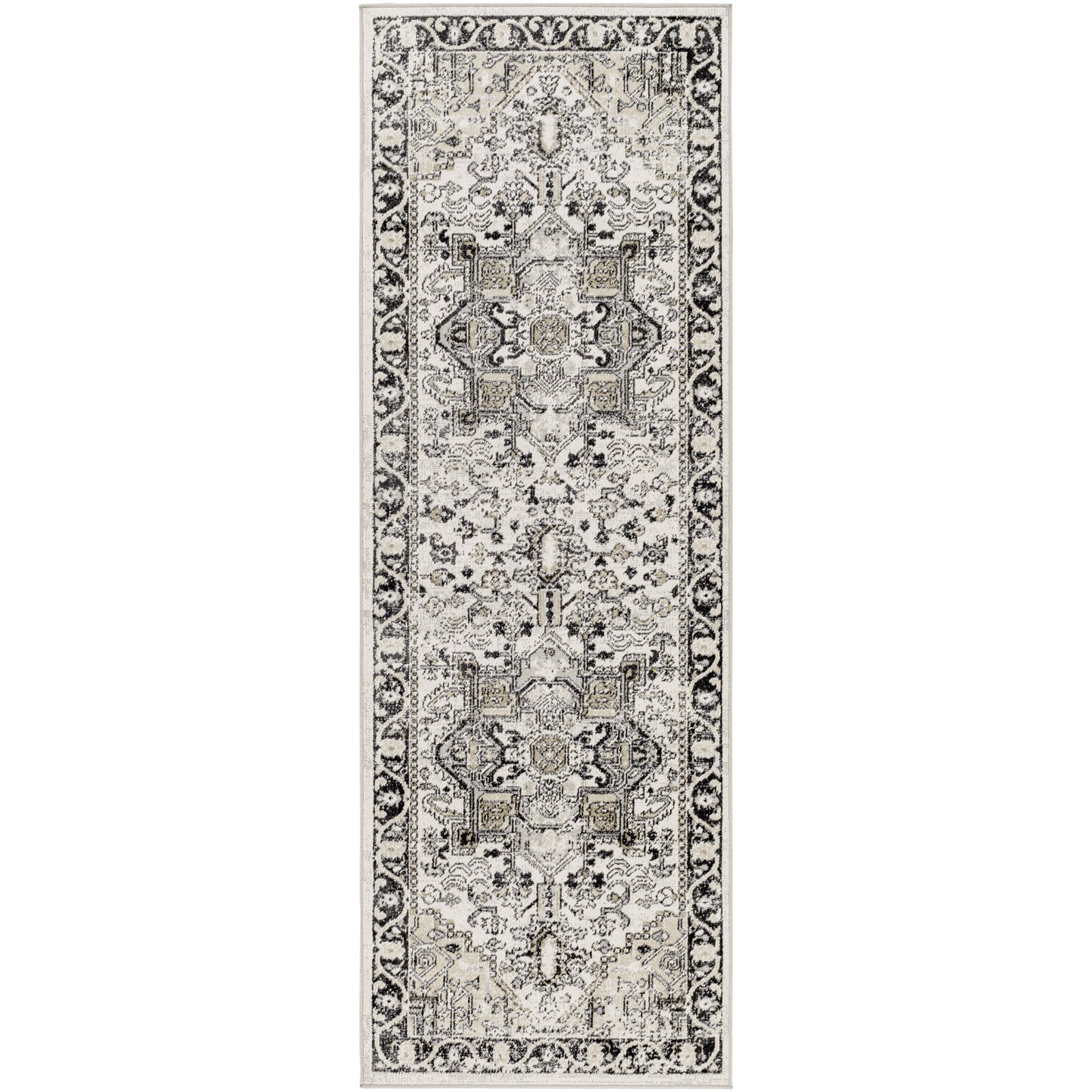 LIANA Machine Washable Vintage Runner Rug