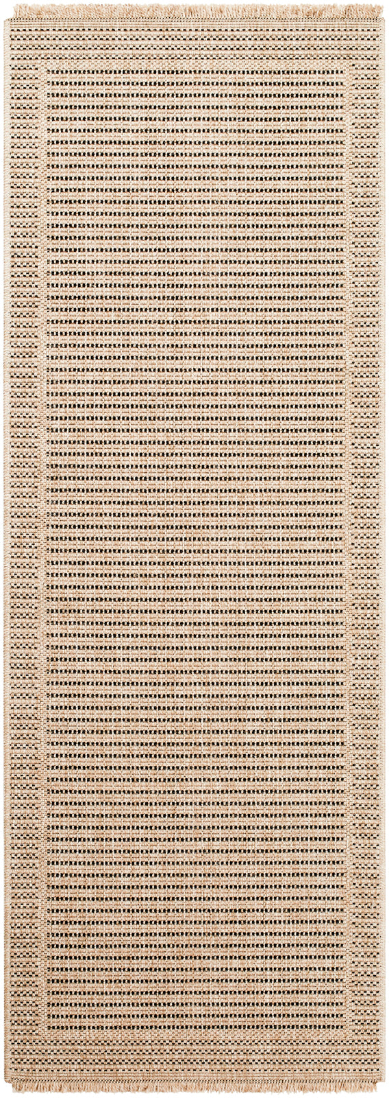 MINDY In- & Outdoor Cottage Jute-Look Beige Area Rug