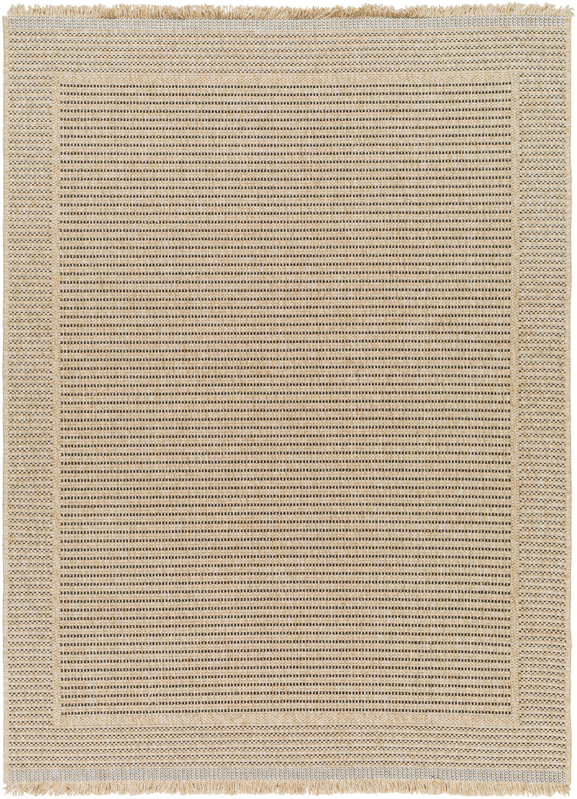 MINDY In- & Outdoor Cottage Jute-Look Beige Area Rug