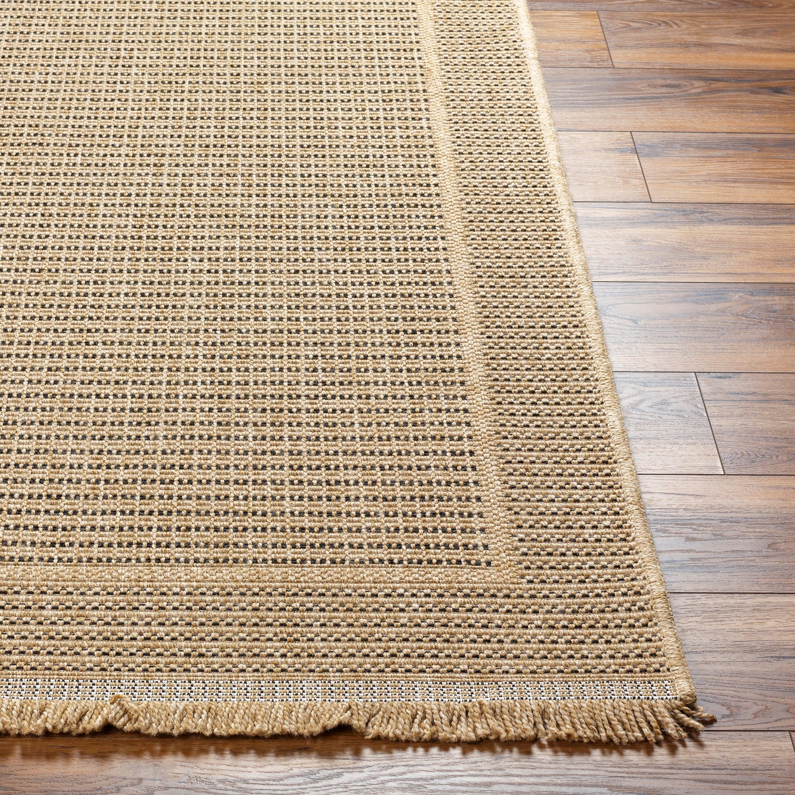 MINDY In- & Outdoor Cottage Jute-Look Beige Area Rug