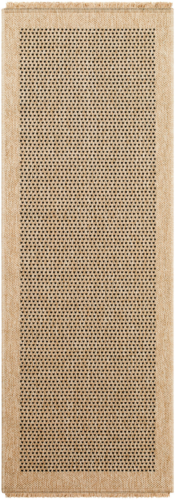LORI In- & Outdoor Cottage Jute-Look Beige/Brown Area Rug