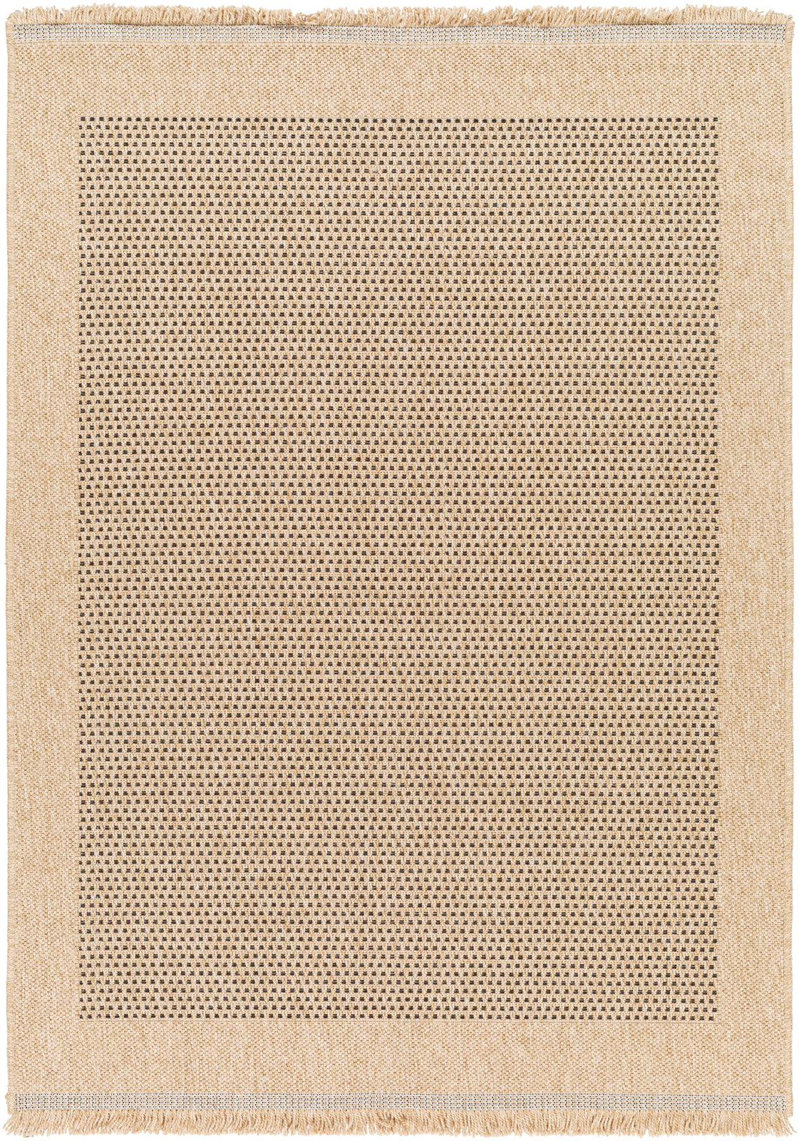 LORI In- & Outdoor Cottage Jute-Look Beige/Brown Area Rug