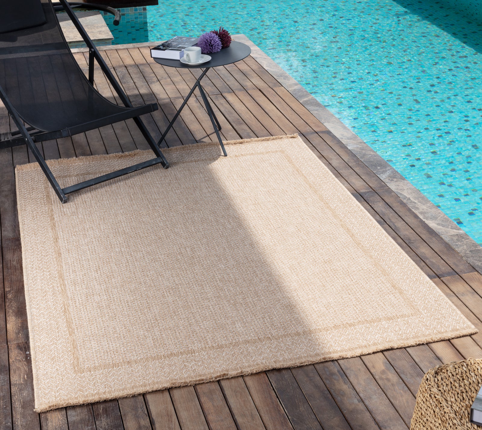 NIKKI In- /Outdoor Jute-Look Rug