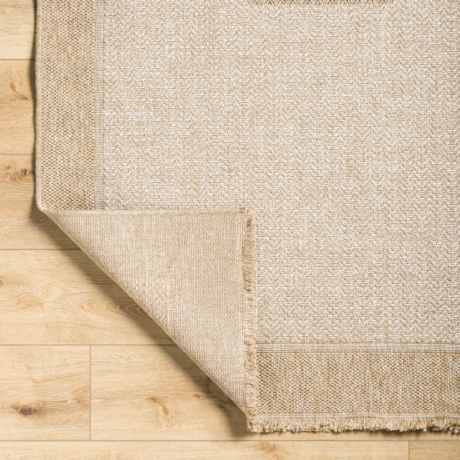 JENNY In- & Outdoor Cottage Jute-Look Beige/Tan Area Rug