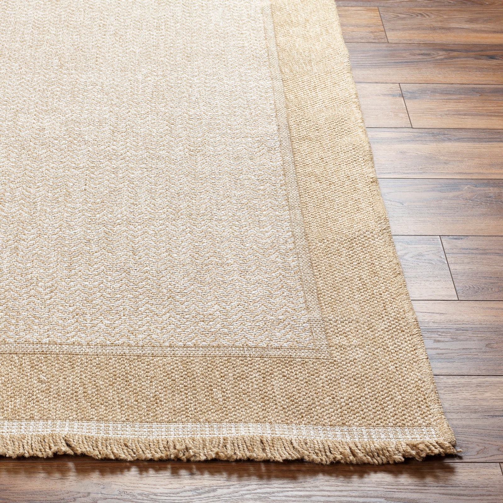 JENNY In- & Outdoor Cottage Jute-Look Beige/Tan Area Rug