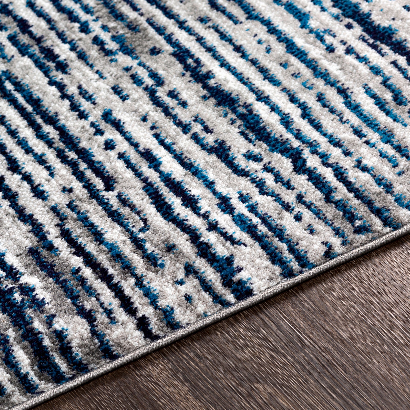 EVAN Scandi Modern Navy Area Rug