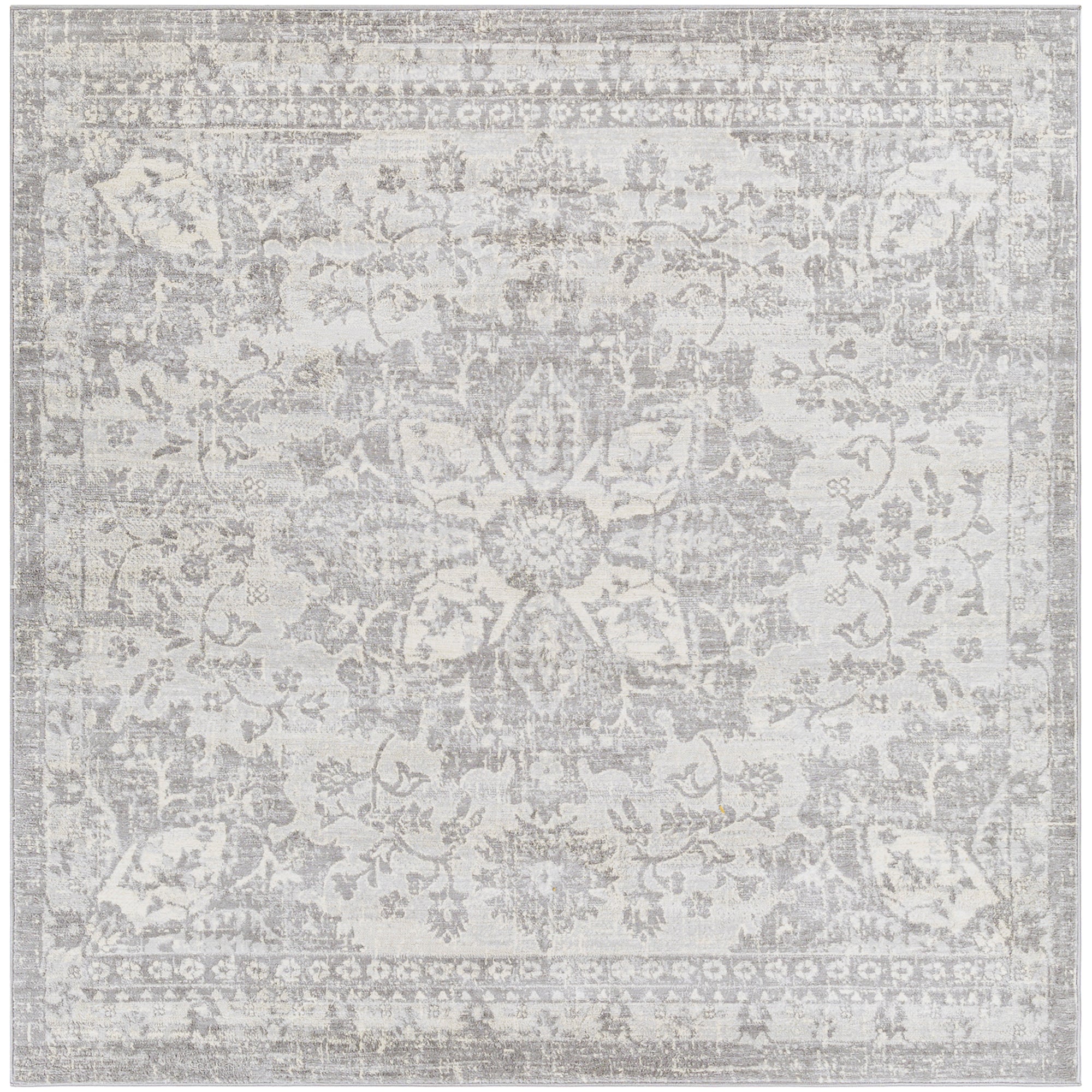 SAGE Vintage Traditional Oriental Boho Medium Grey Area Rug