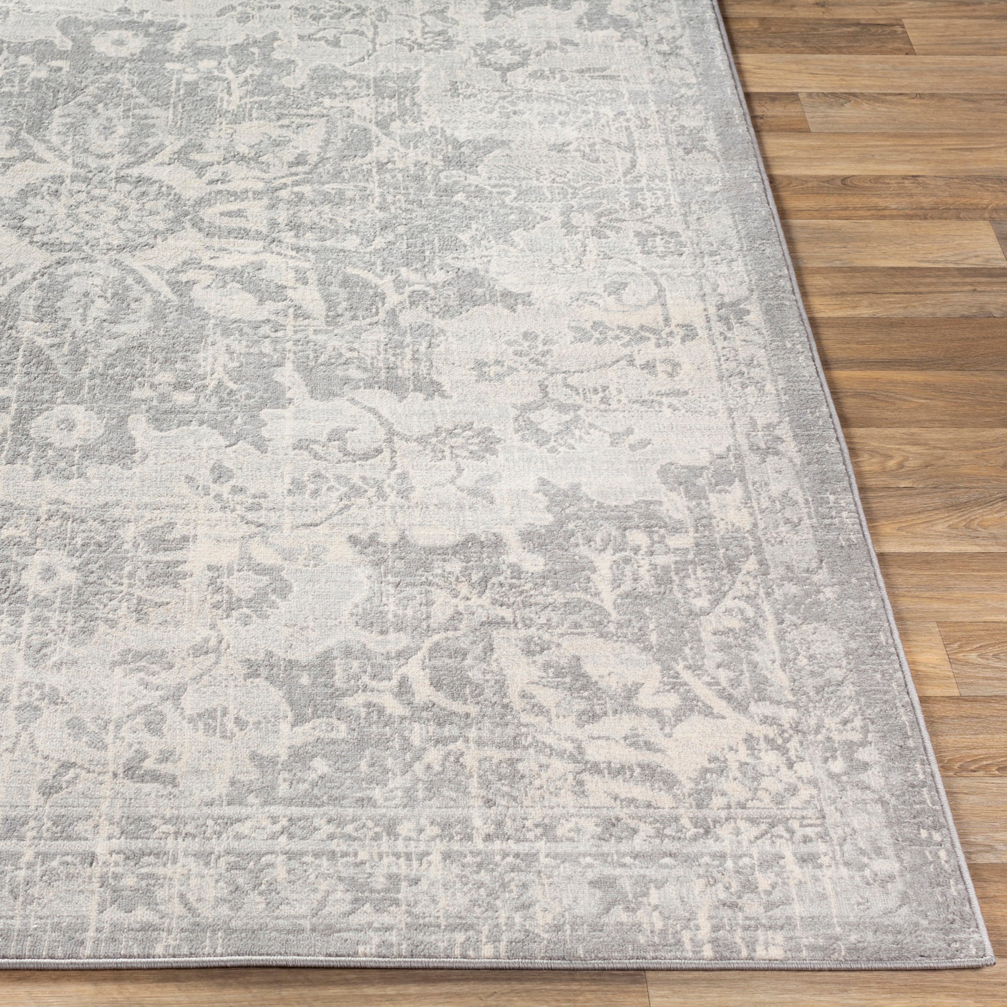 SAGE Vintage Traditional Oriental Boho Medium Grey Area Rug